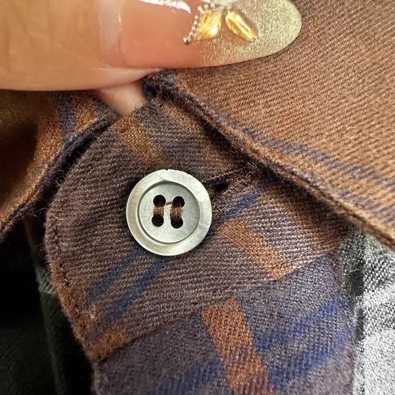 Loewe Loewe size 39 Black Chest Leather Patch Logo Checkered Shir Size US XXS / EU 40 - 7 Thumbnail