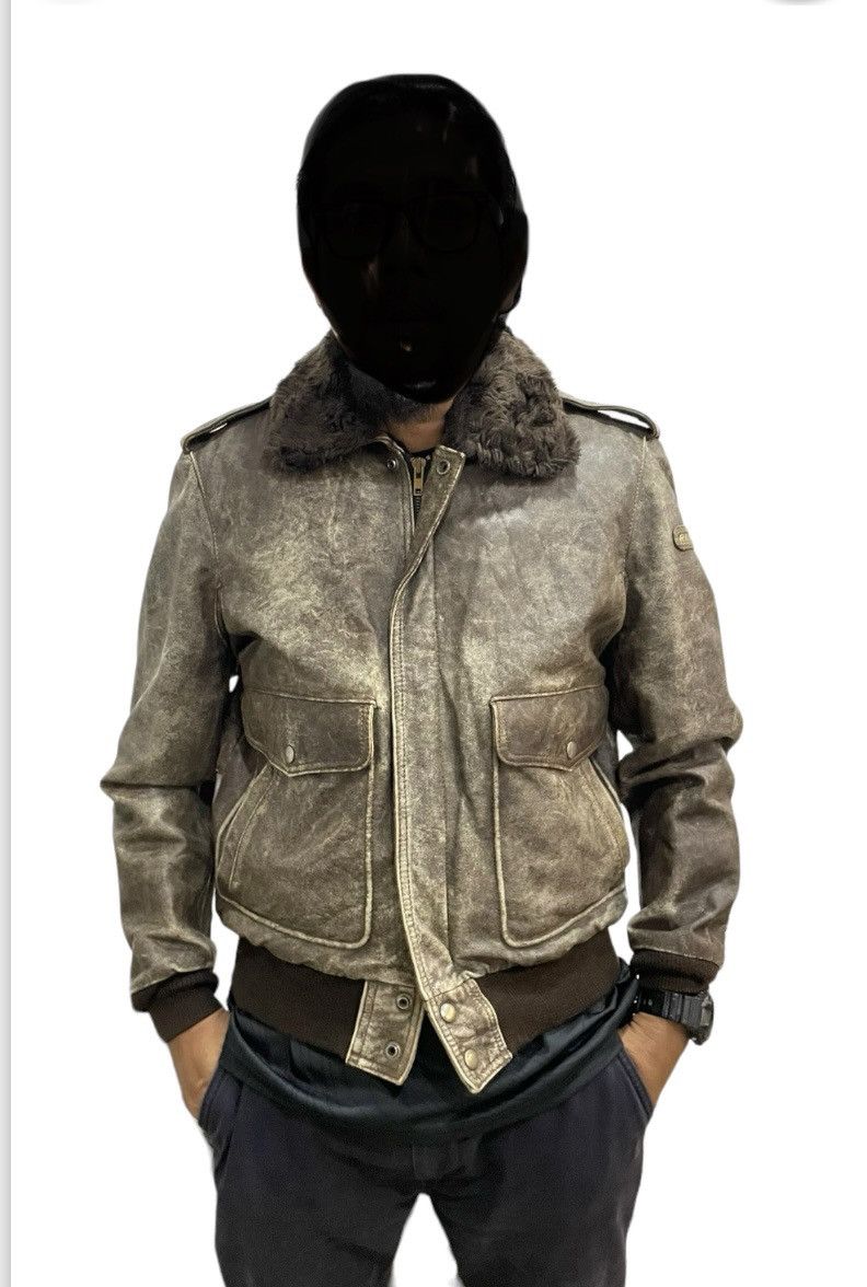 Japanese Brand Japan Brand Ravine Faded Bomber Jacket Size US L / EU 52-54 / 3 - 18 Thumbnail