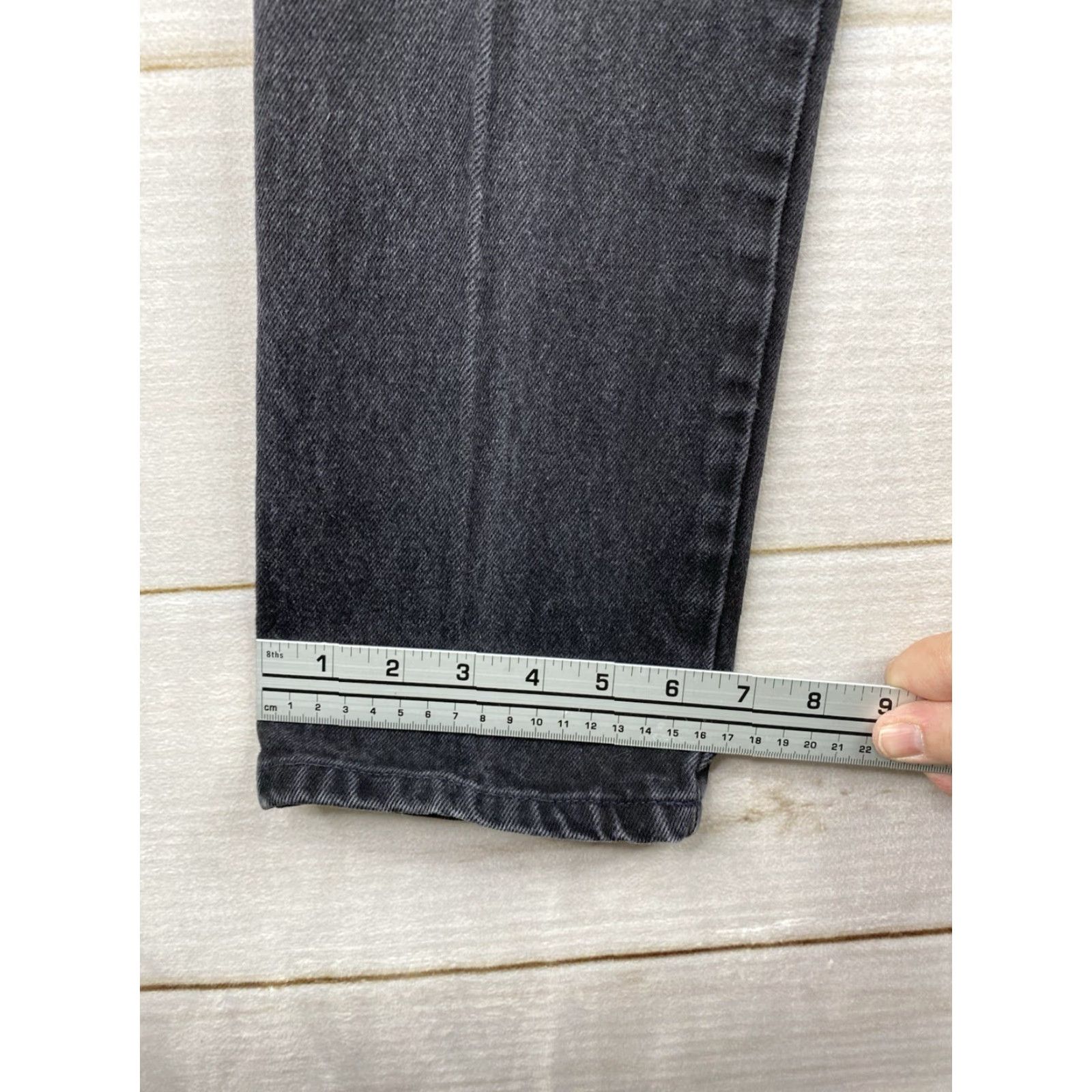 Vintage VINTAGE Rockies Jeans Womens 26/3 Black High Rise 90s Cowboy Western Logo Denim Jeans Women Size 26" / US 2 / IT 38 - 7 Thumbnail