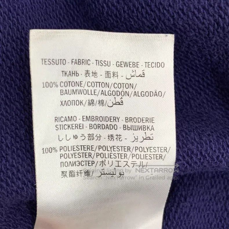 Gucci Gucci Dark blue rabbit embroidered cotton round-neck long- Size US S / EU 44-46 / 1 - 8 Thumbnail