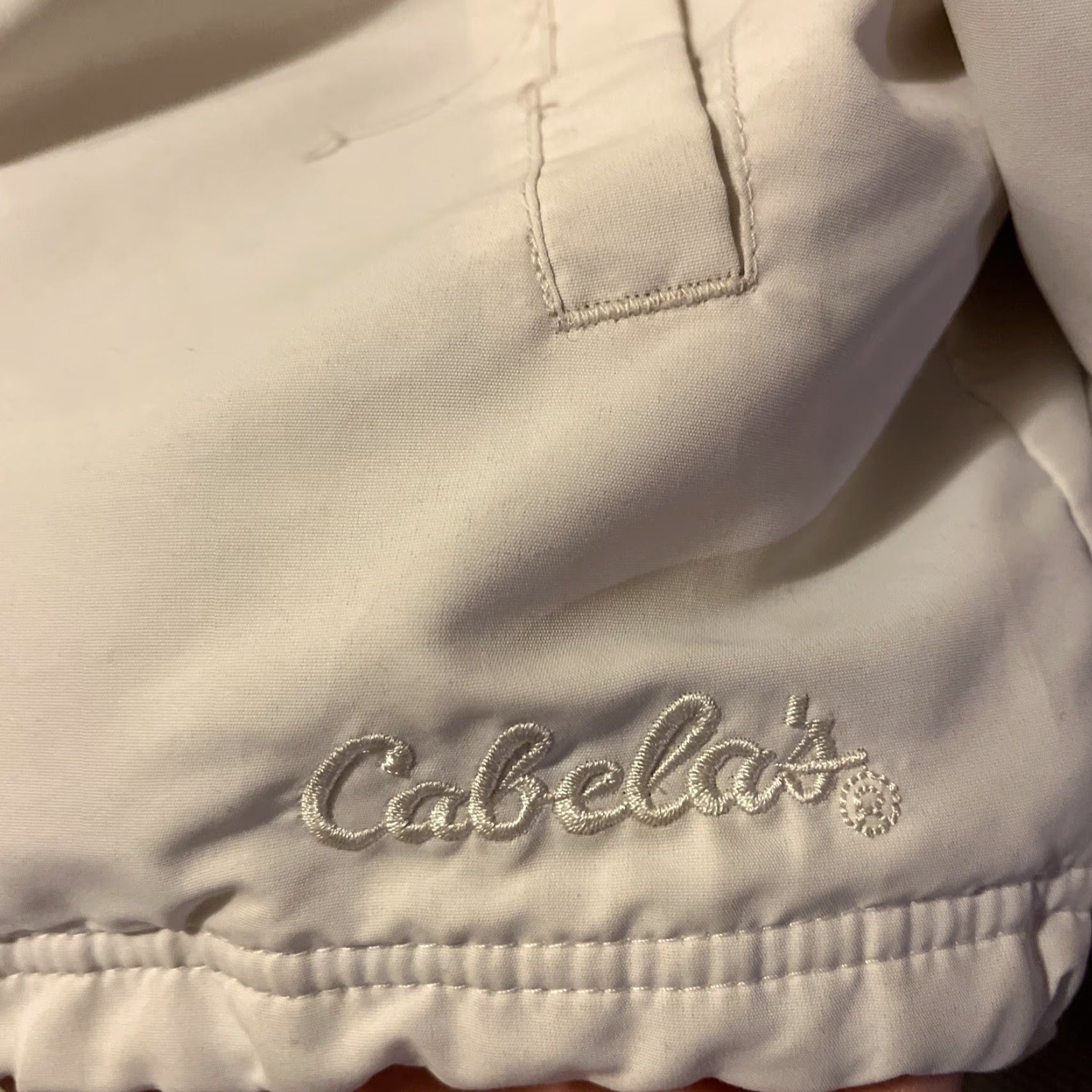Vintage CABELA'S Jacket Women's Small Outerwear Full Zip Fleece Lined White Coat 新? Size S / US 4 / IT 40 - 3 Thumbnail