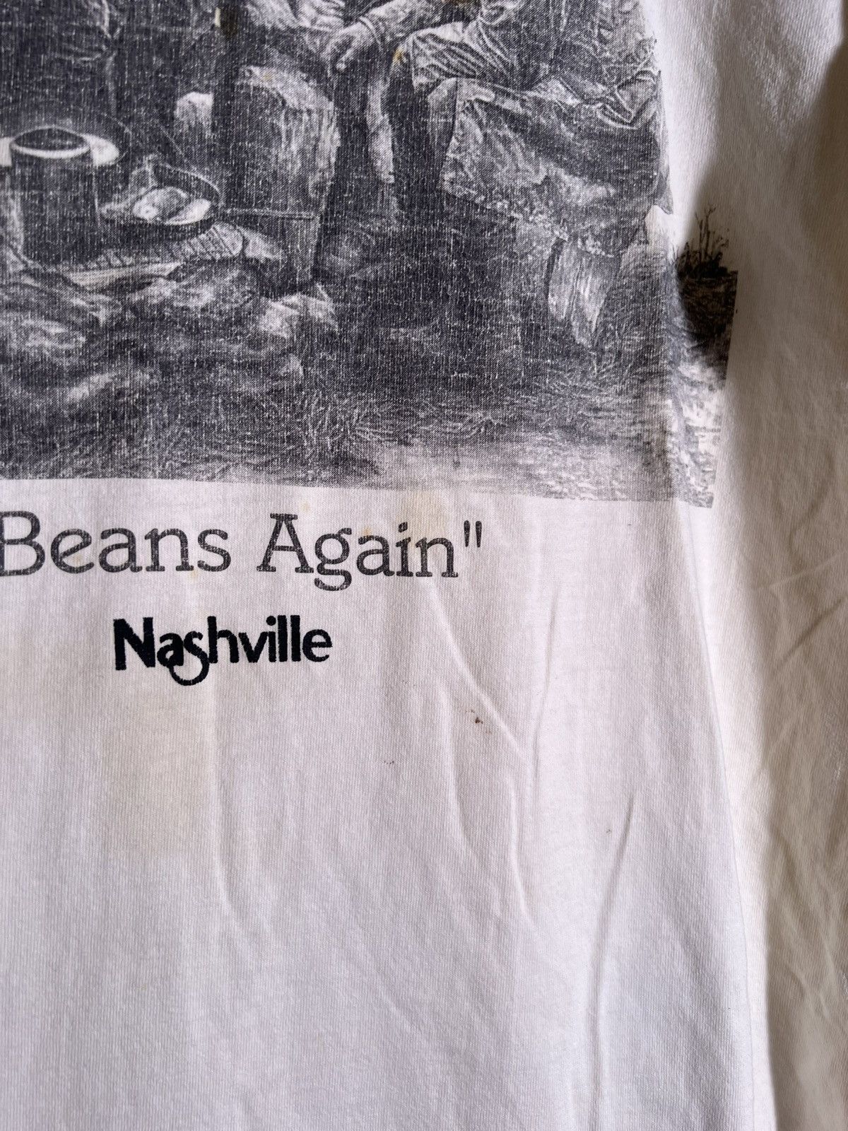 Vintage 90’s 2000’s Y2K Vintage Beans Again Nashville Retro T Shirt Size US XL / EU 56 / 4 - 6 Thumbnail