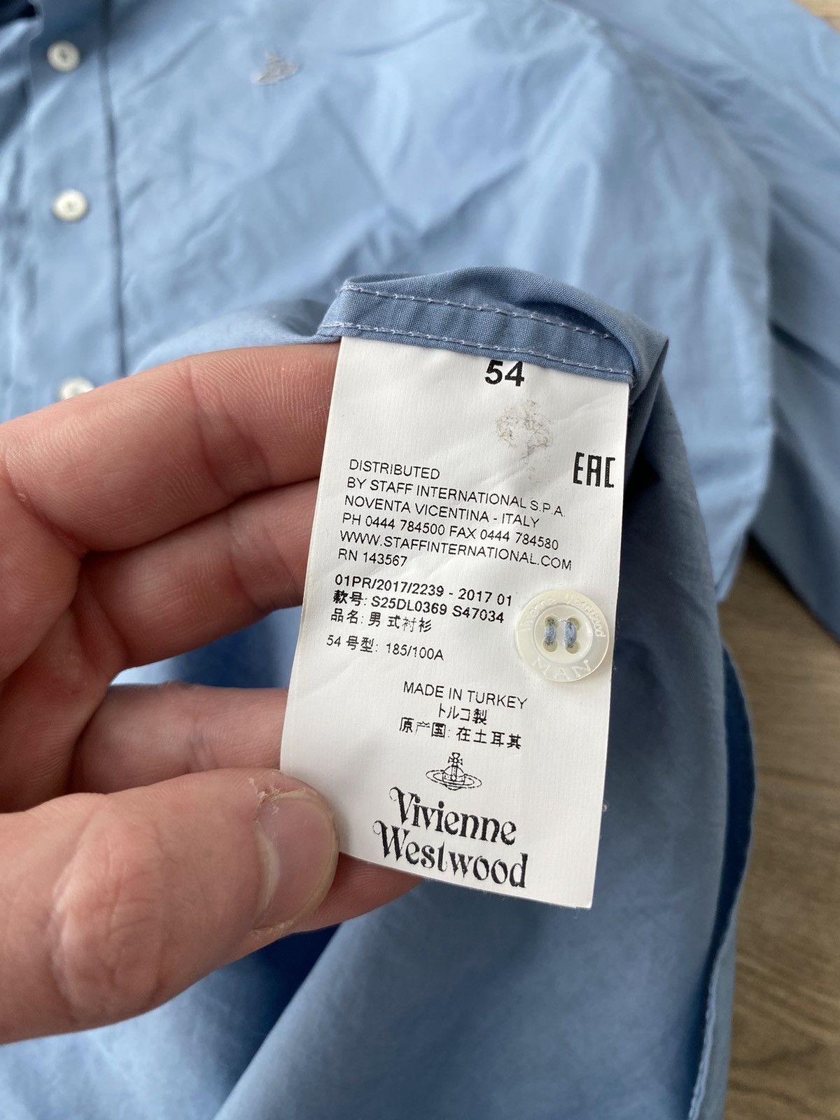 Vivienne Westwood Vivienne Westwood Metal Logo Shirt Size US L / EU 52-54 / 3 - 10 Thumbnail