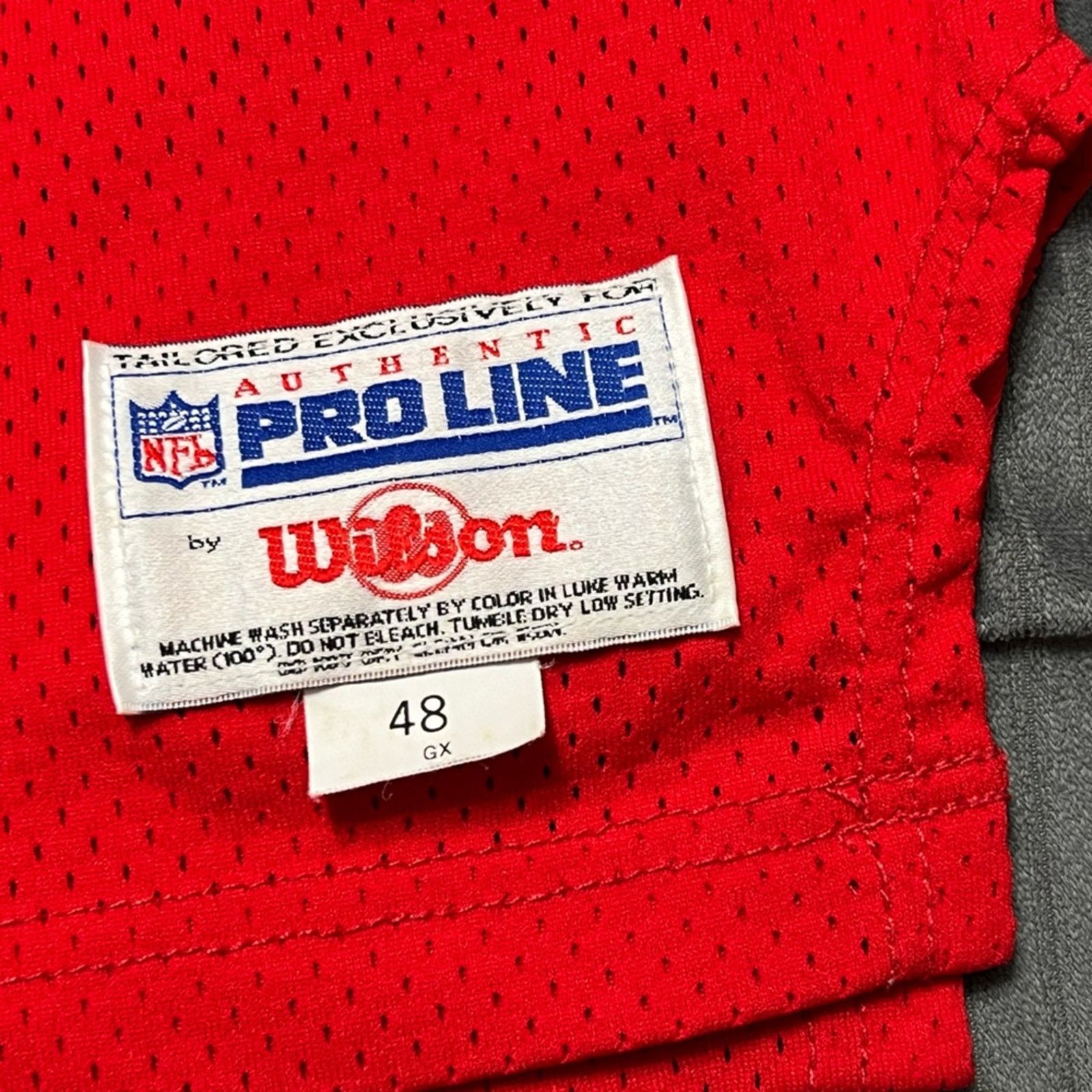Wilson Wilson Pro Line Authentic #19 JOE MONTANA Chiefs Jersey Size US XL / EU 56 / 4 - 4 Thumbnail