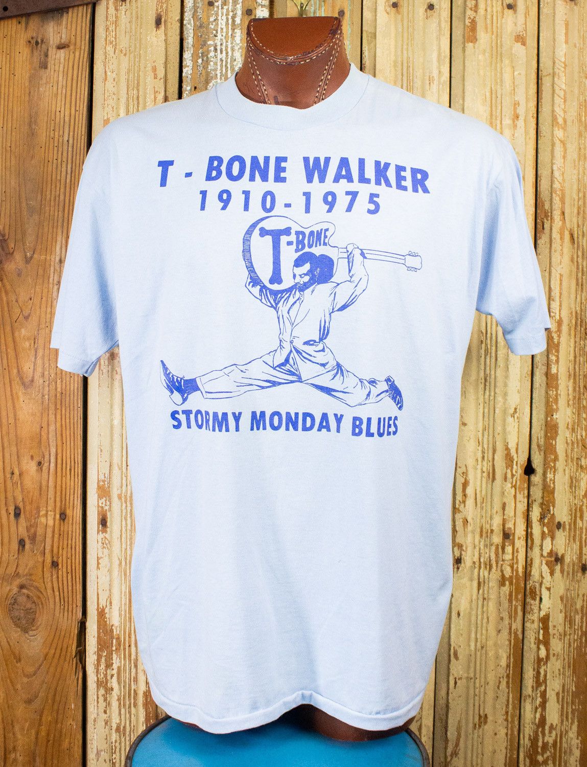 Band Tees × Vintage Vintage T-Bone Walker Stormy Monday Tribute T Shirt 80s Size US XXL / EU 58 / 5 - 1 Thumbnail