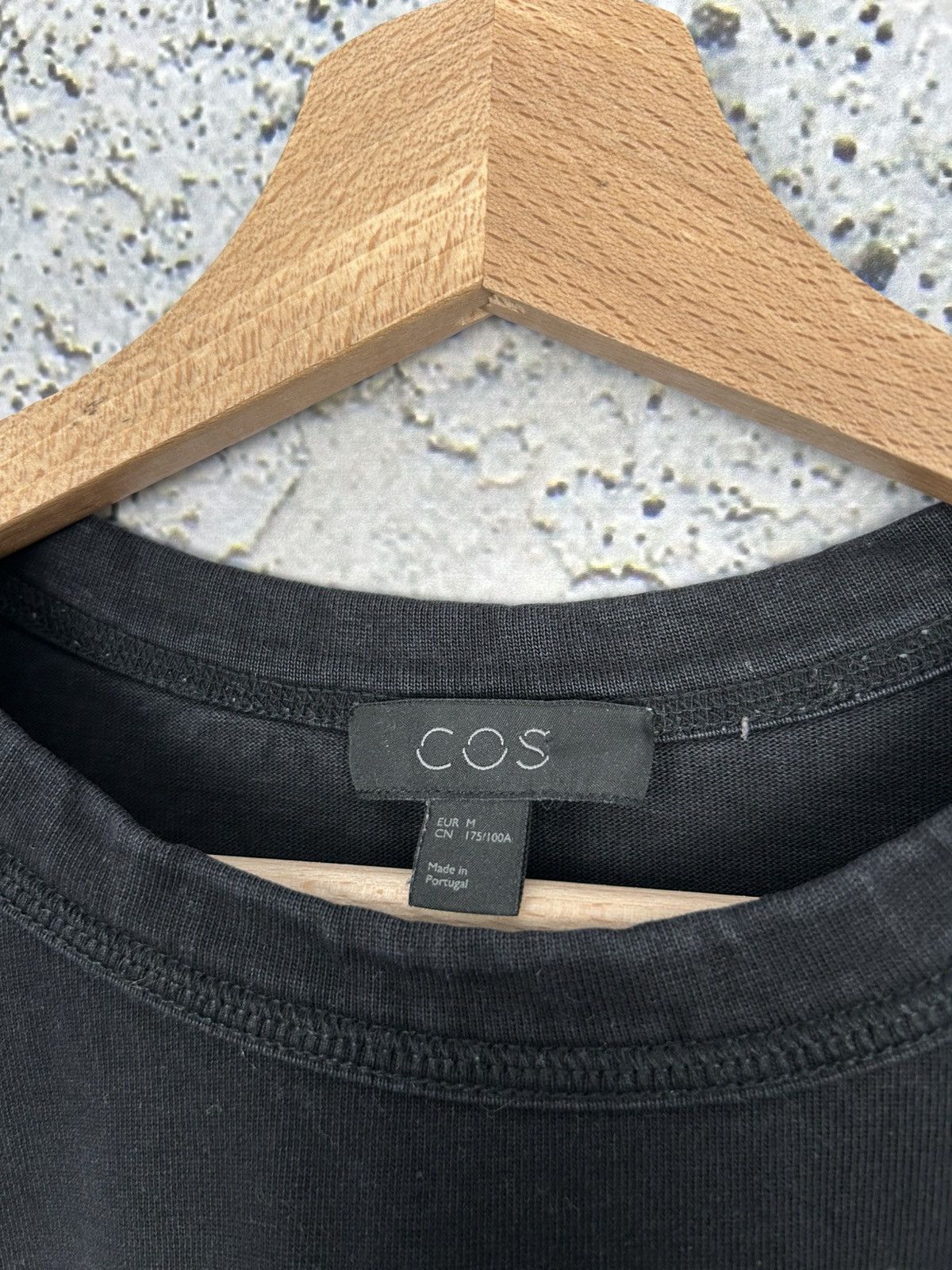 Designer COS Avant Garde Black Blank Tee Heavy Grunge Designer Size US M / EU 48-50 / 2 - 4 Thumbnail