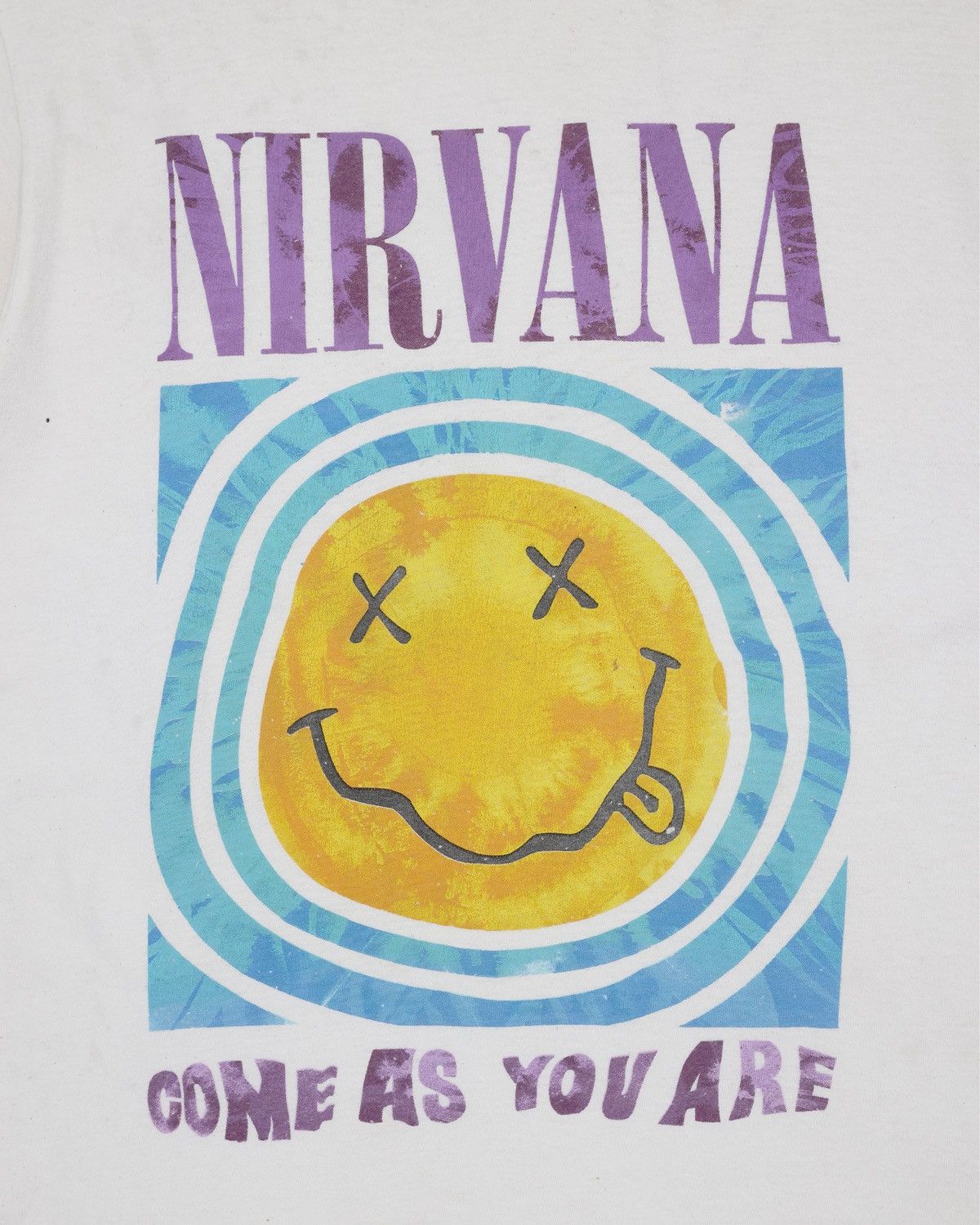 Band Tees Nirvana “Come As You Are” Smiley Face Graphic T-Shirt Size US S / EU 44-46 / 1 - 2 Thumbnail