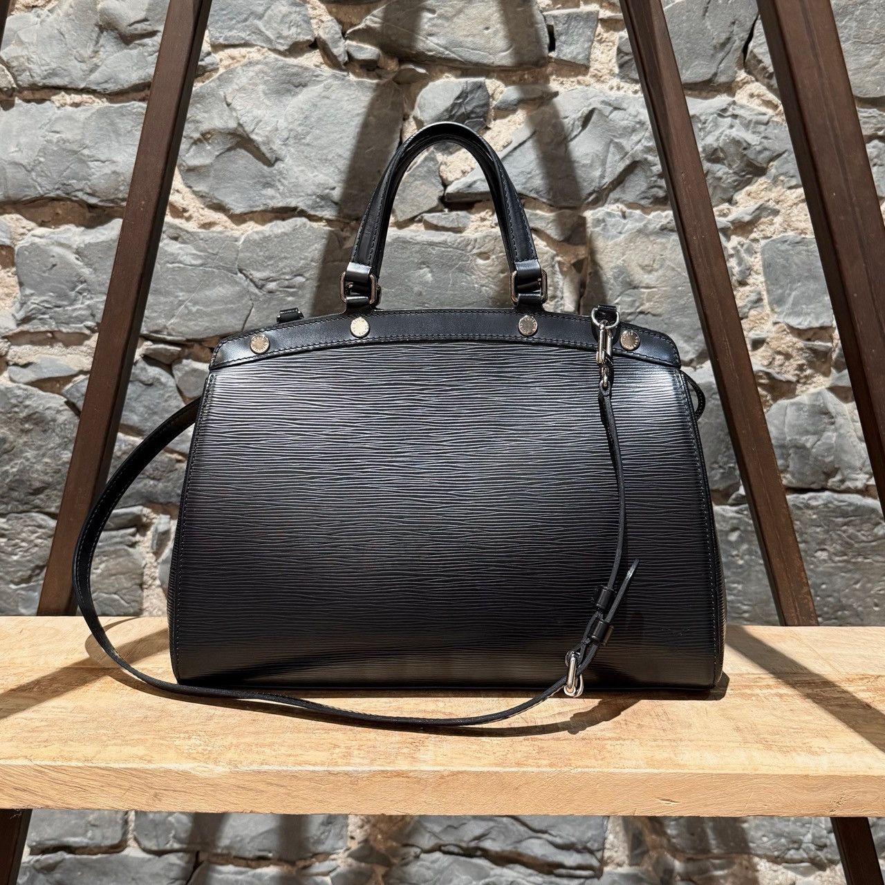 Louis Vuitton Louis Vuitton Black Epi Leather Brea MM Two Way Bag Size ONE SIZE - 1 Thumbnail