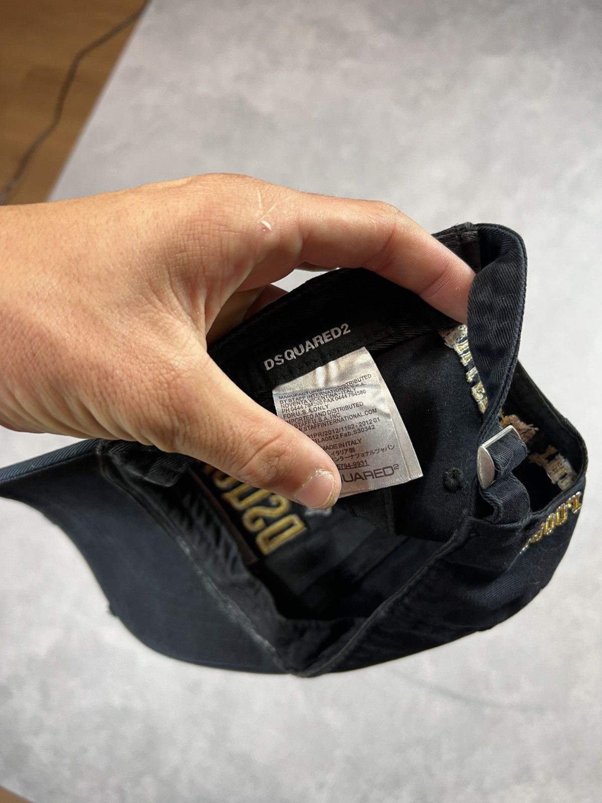 Dsquared2 🔥Vintage Dsquared2 Distressed Rare Rick Owen's style Cap Size ONE SIZE - 4 Thumbnail