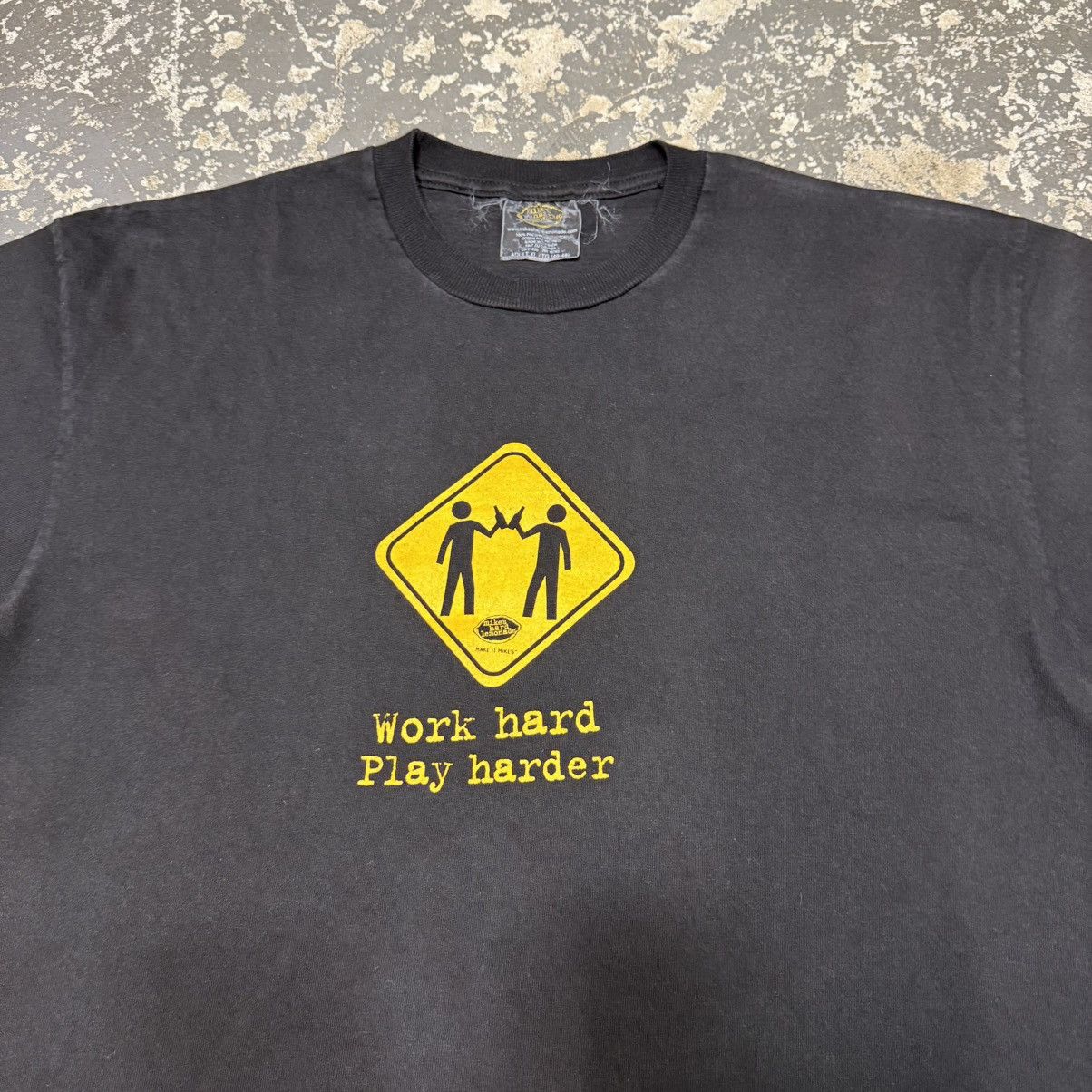 Vintage Vintage Work Hard Play Harder Mikes Hard Lemonade Beer 90s Size US XL / EU 56 / 4 - 8 Thumbnail