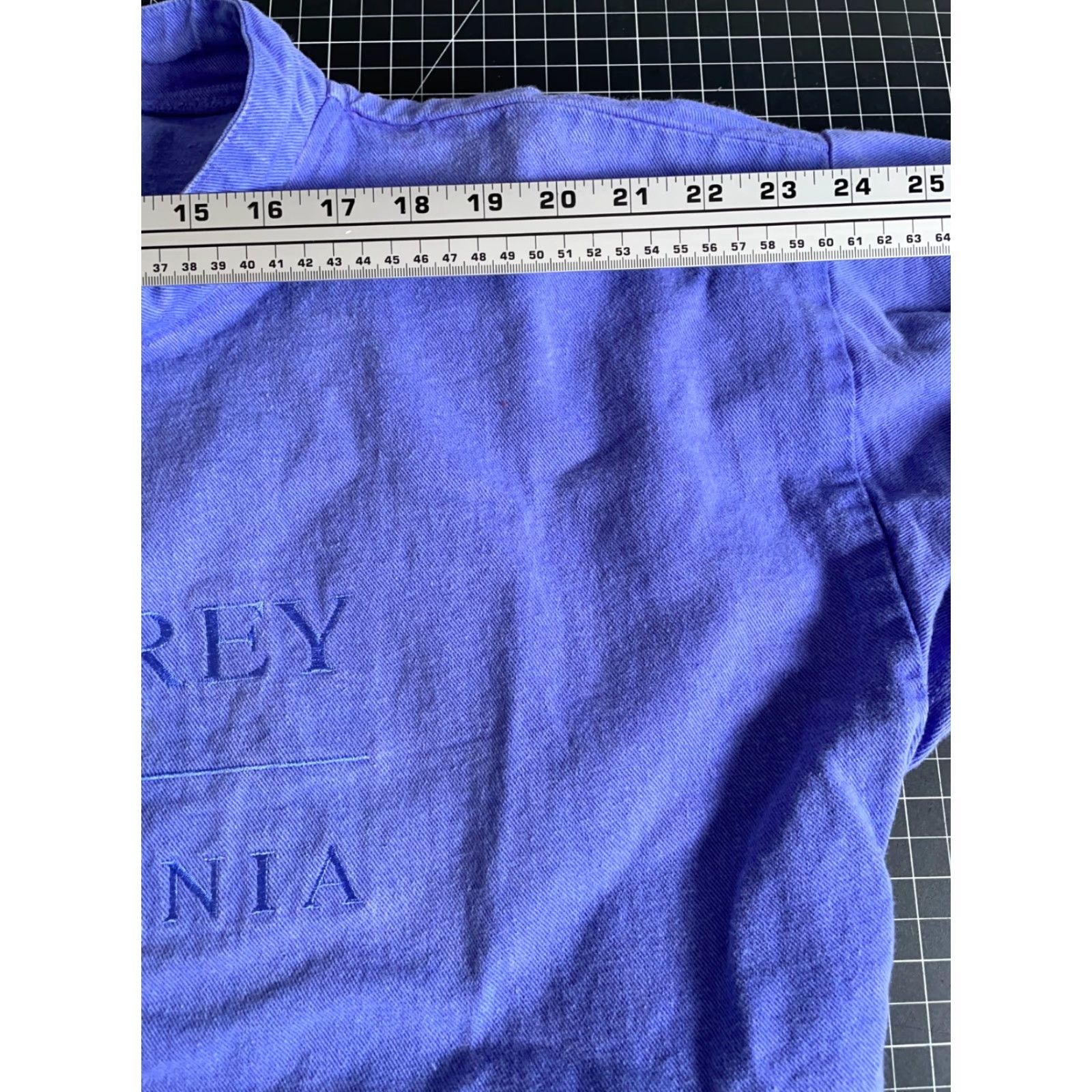 Denime VINTAGE Black Box Sweatshirt Denimi Denim Oversized 90s Periwinkle Monterrey California Mens L Blue Embroidered Oversized Pullover Size US L / EU 52-54 / 3 - 7 Thumbnail