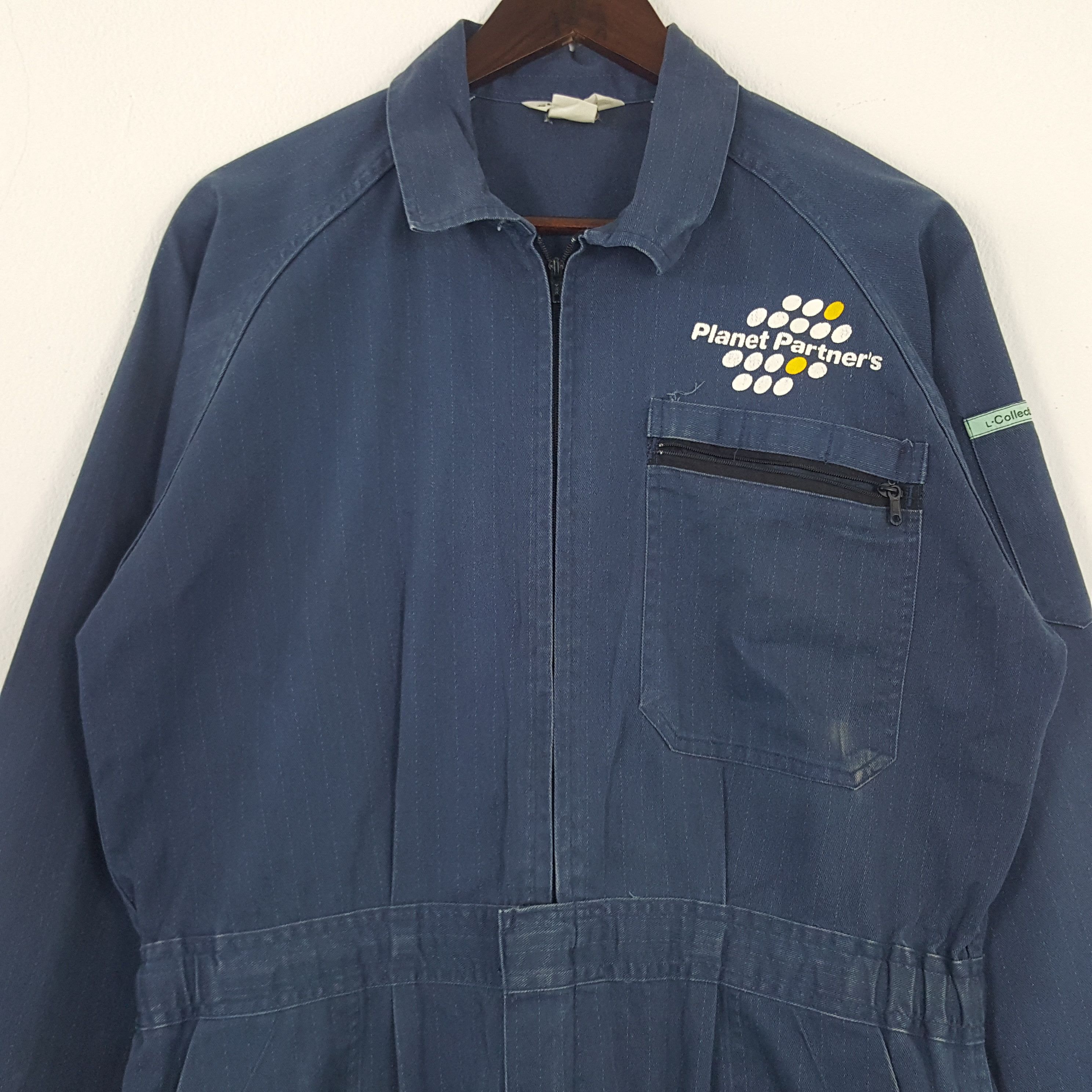 Uniform Wares × Vintage Vintage Planet Partner's Coverall Jumpsuit Jacket Size US L / EU 52-54 / 3 - 5 Thumbnail