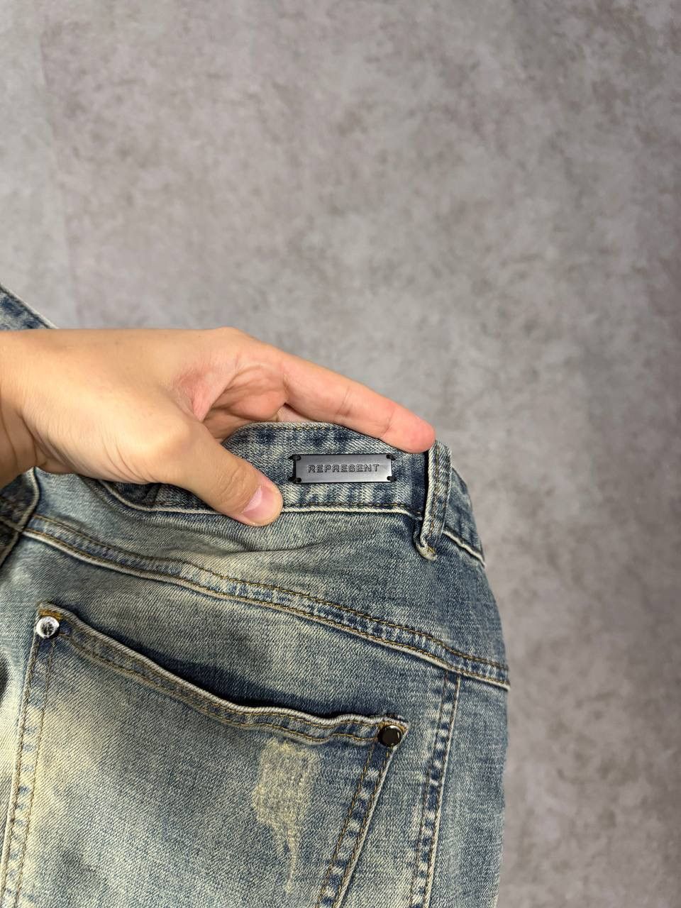 Represent Clo. Represent designer distressed jeans Size US 34 / EU 50 - 9 Thumbnail