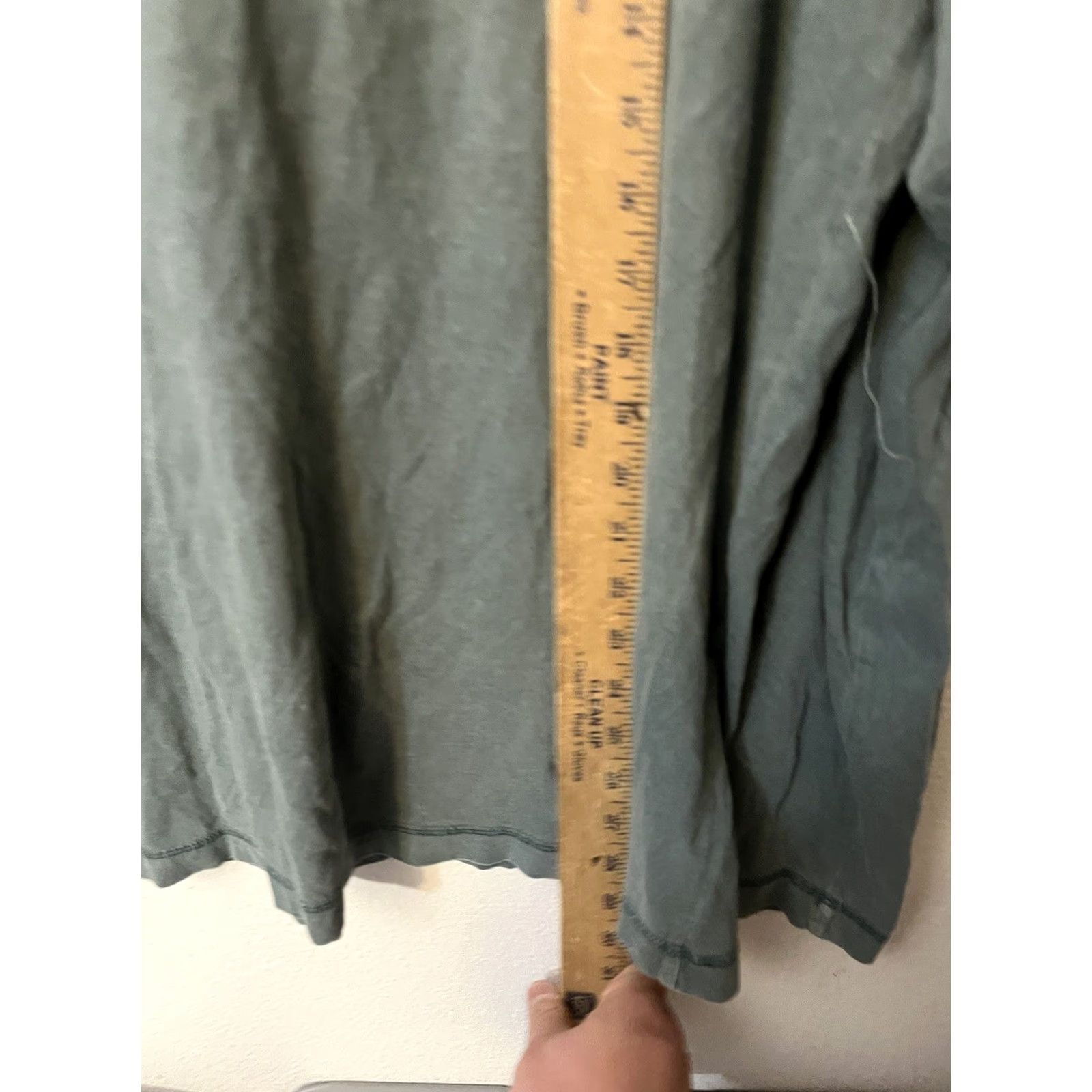 Gap GAP Men XL Long Sleeve Crew Neck Pullover Henley Sweatshirt Green Size US XL / EU 56 / 4 - 4 Thumbnail