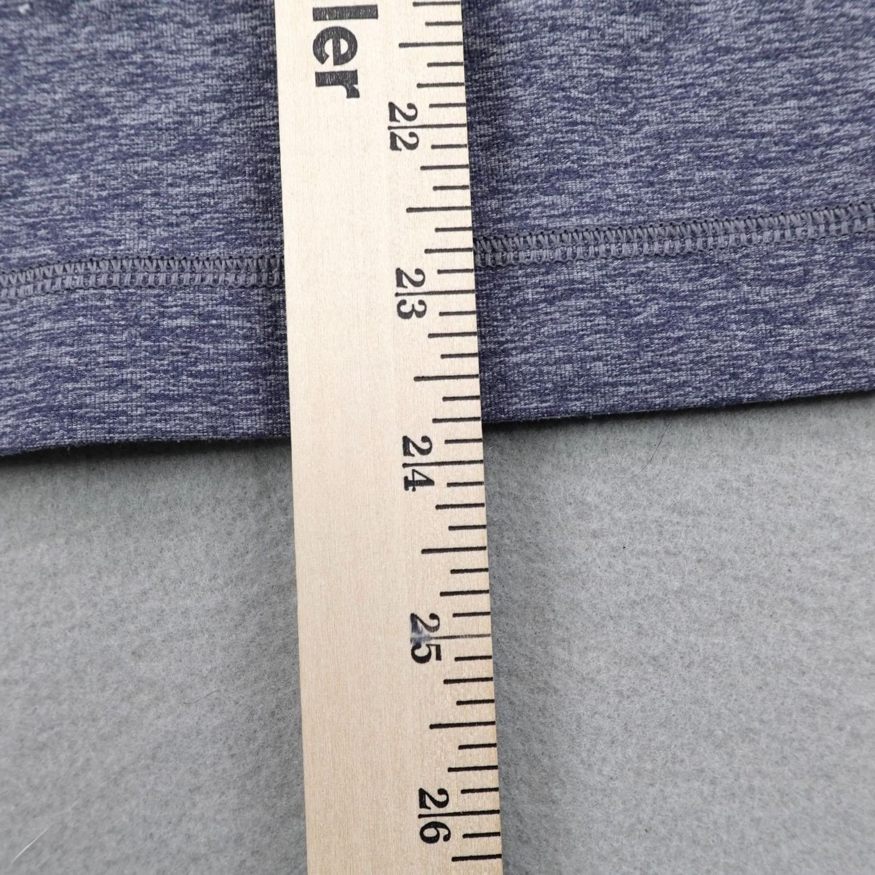 Lululemon Lululemon Shirt Womens M Heather Blue Surge 1/2 Zip Pullover Performance Sweater Size M / US 6-8 / IT 42-44 - 5 Thumbnail