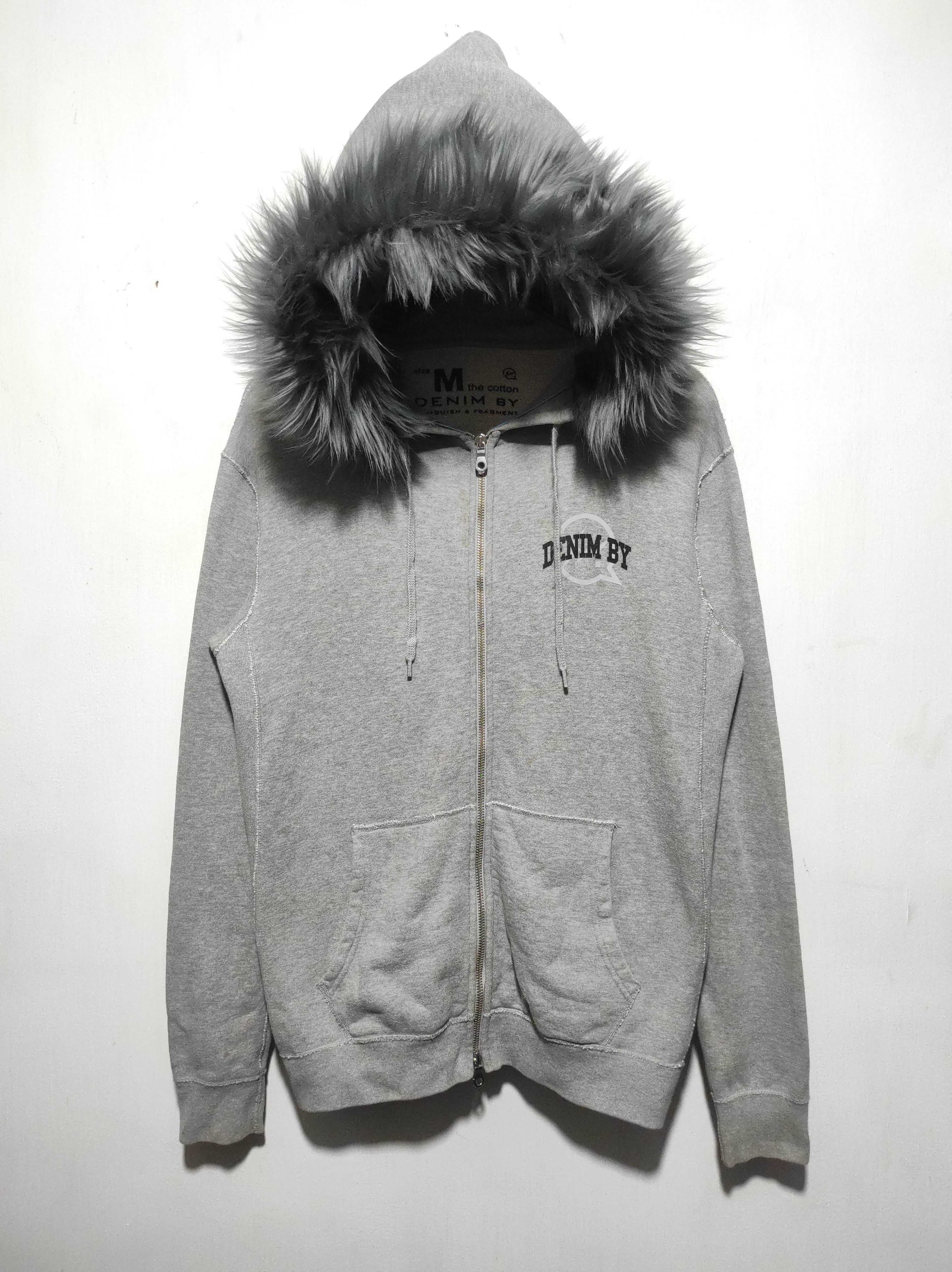 Vanquish Denim by Vanquish & Fragment double zip fur hoodie LGB style Size US M / EU 48-50 / 2 - 11 Thumbnail
