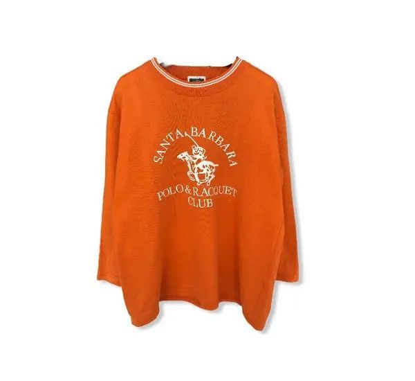 Vintage Vintage Santa Barbara Polo Club Sweatshirt Size US M / EU 48-50 / 2 - 1 Thumbnail