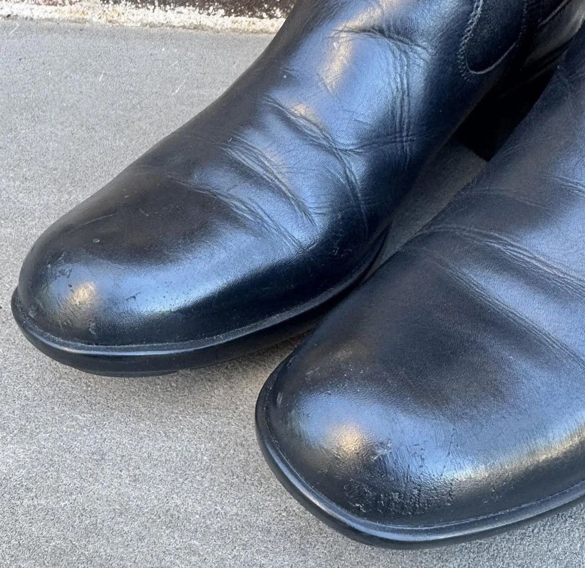 Prada Women's Vintage Prada Chelsea Boots (Size 37 1/2) Size US 7.5 / IT 37.5 - 3 Thumbnail