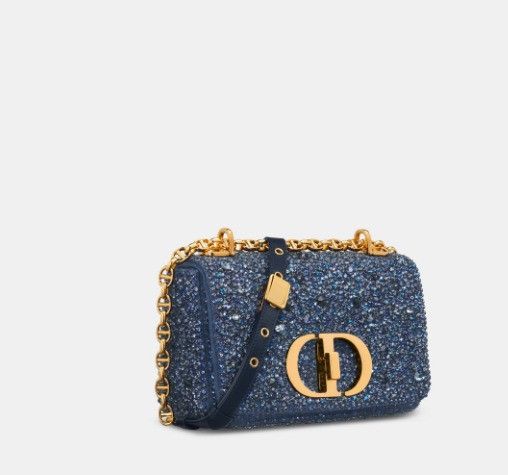 Dior o1w1db10924 Size: OS / Small Caro Bag in Blue Size ONE SIZE - 1 Thumbnail