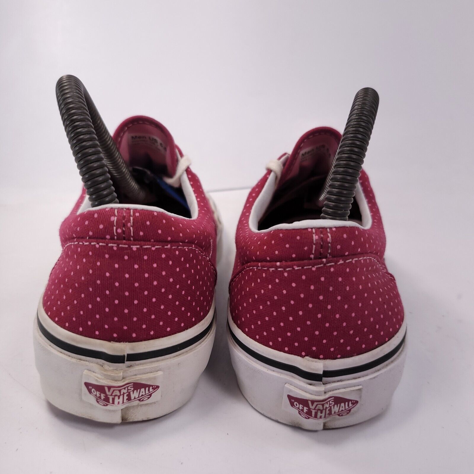 Vans Vans Off the Wall Shoe Women Size 7 Mens 5.5 TC6D Pink White Size US 7 / IT 37 - 3 Thumbnail