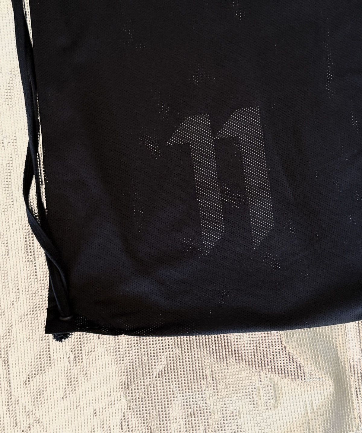 11 By Boris Bidjan Saberi BBS 11 Perforated Drawstring Bag Size ONE SIZE - 2 Thumbnail