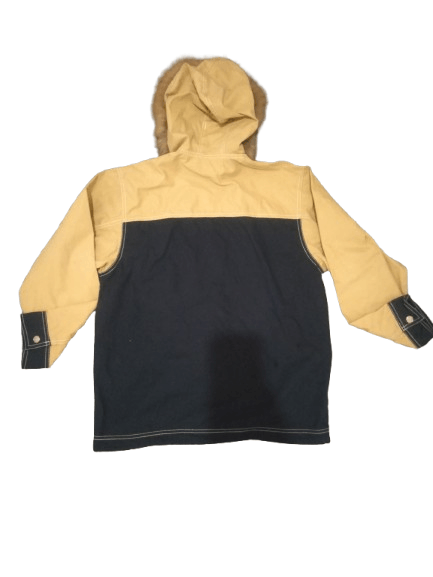 Le Grande Bleu (L.G.B.) Vintage Kermit Fur Hoodie Long Parka Jacket Size US L / EU 52-54 / 3 - 2 Thumbnail