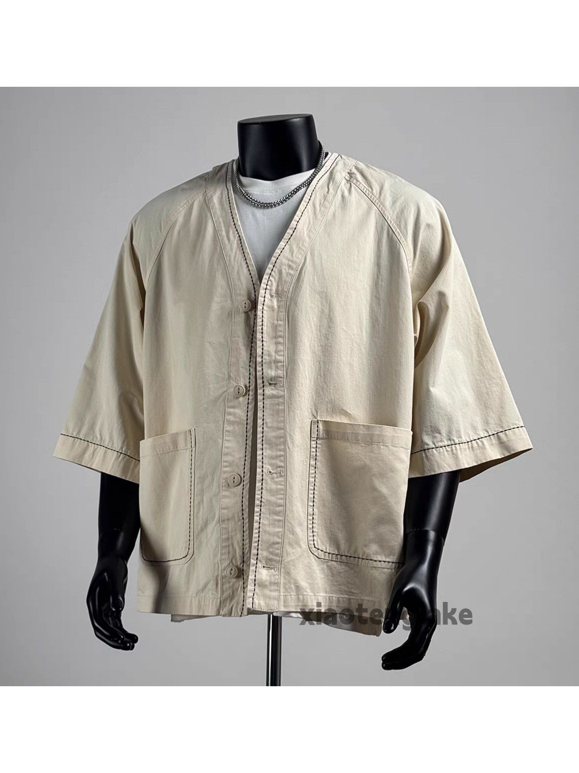 Designer Unisex utility skate hiphop loose yuppie work shirt Size US XXL / EU 58 / 5 - 2 Thumbnail