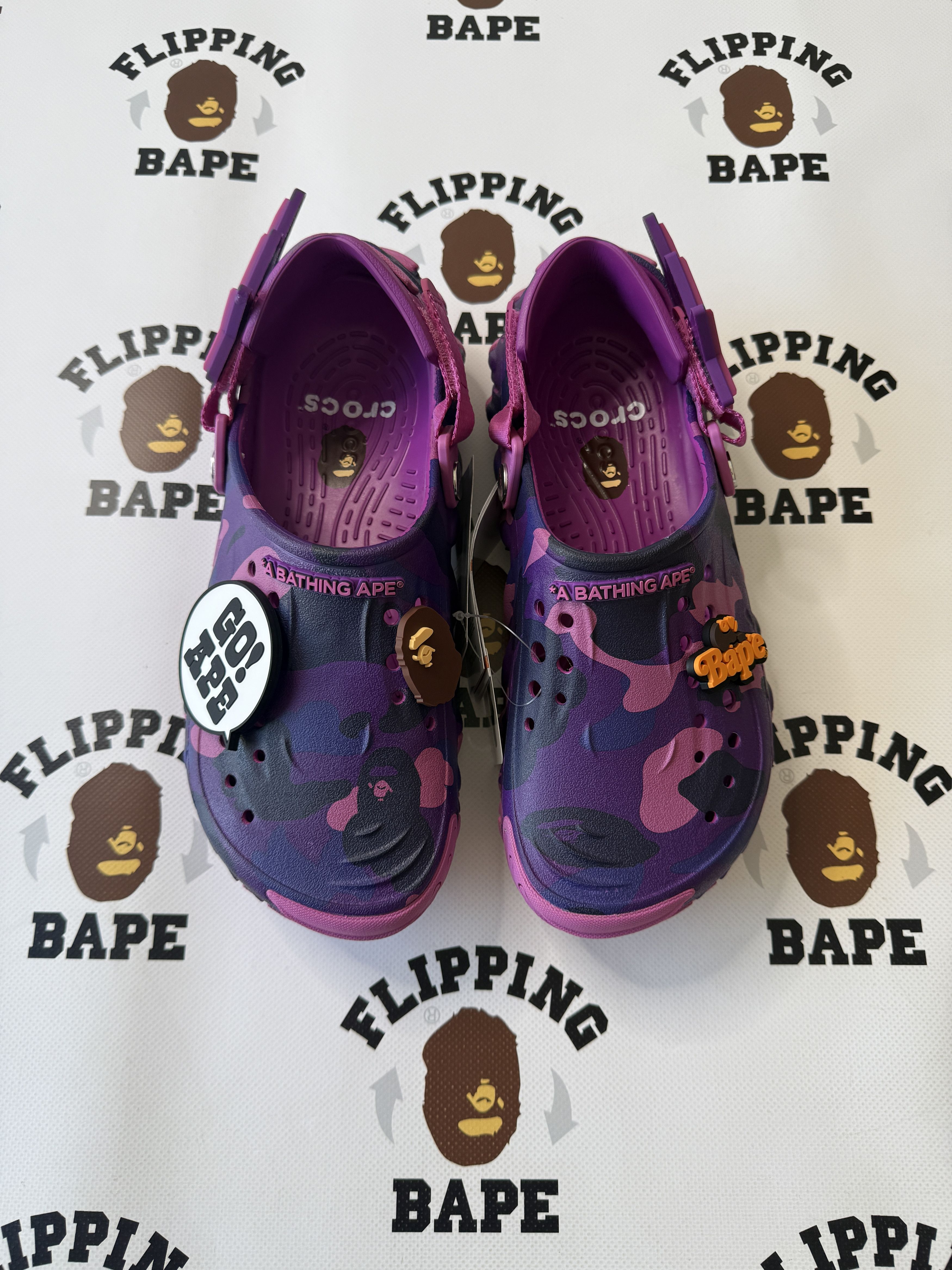 Bape × Crocs BAPE X CROCS ECHO PURPLE Size US 10 / EU 43 - 1 Thumbnail