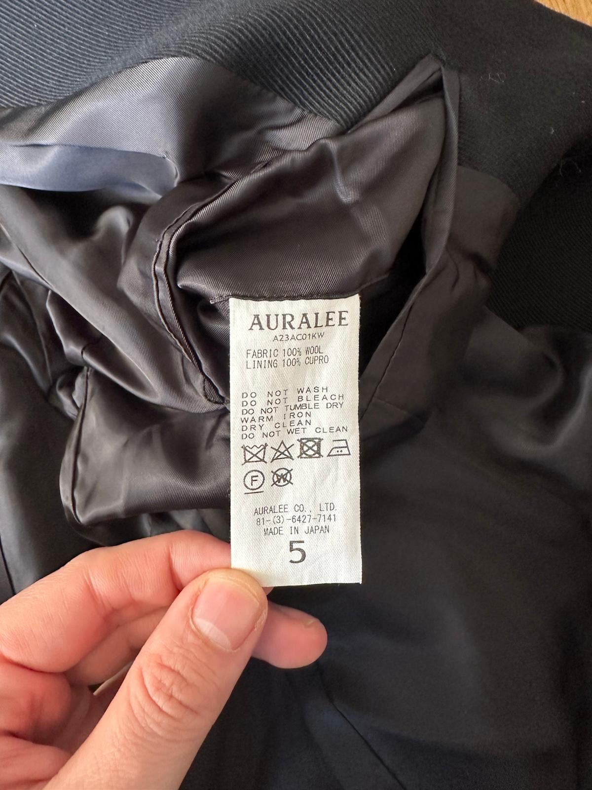 Auralee 2022 Black Wool Long Coat Size US XL / EU 56 / 4 - 4 Thumbnail