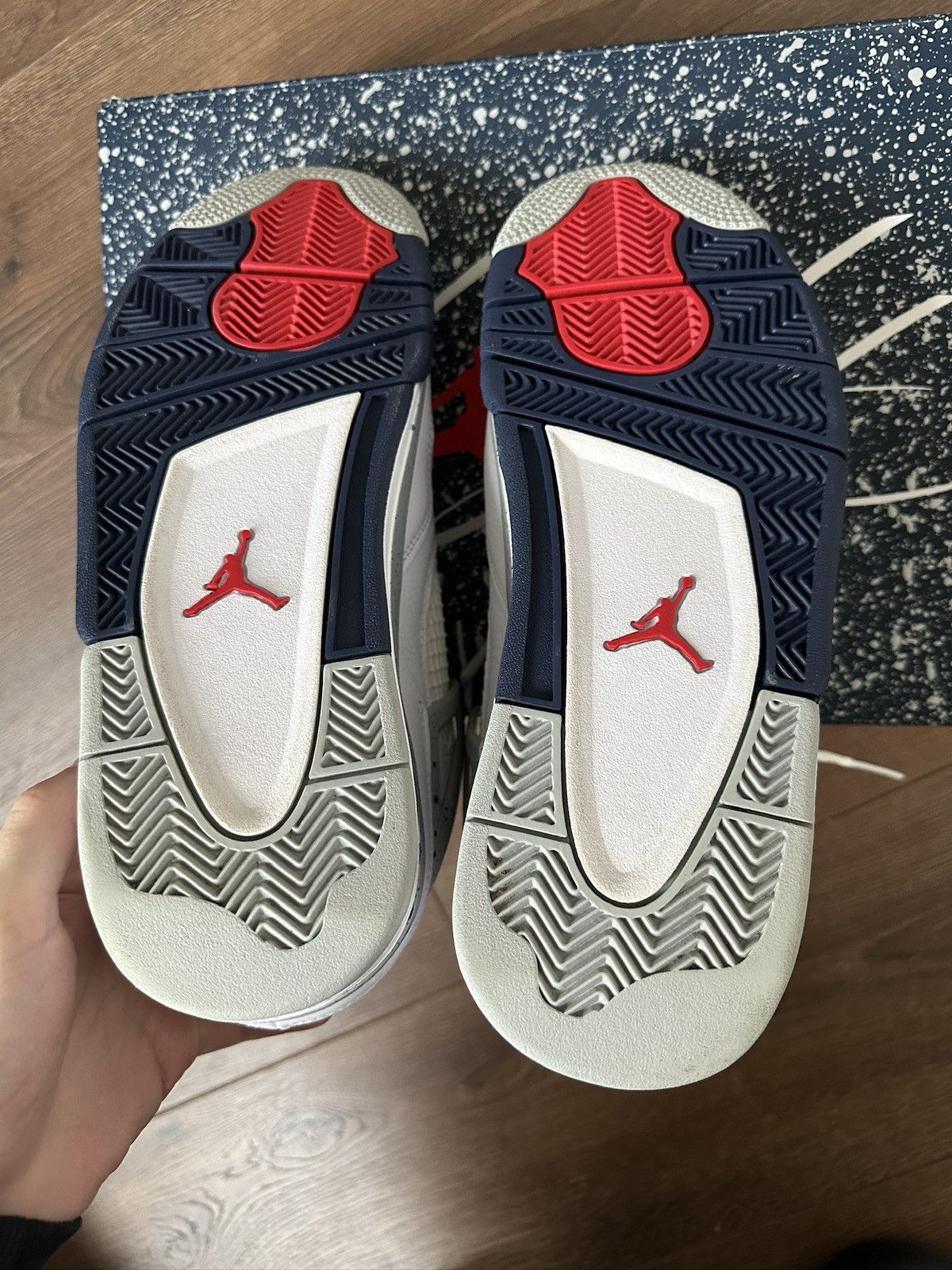 Jordan Brand Jordan 4 Midnight Navy Size US 9.5 / EU 42-43 - 11 Thumbnail