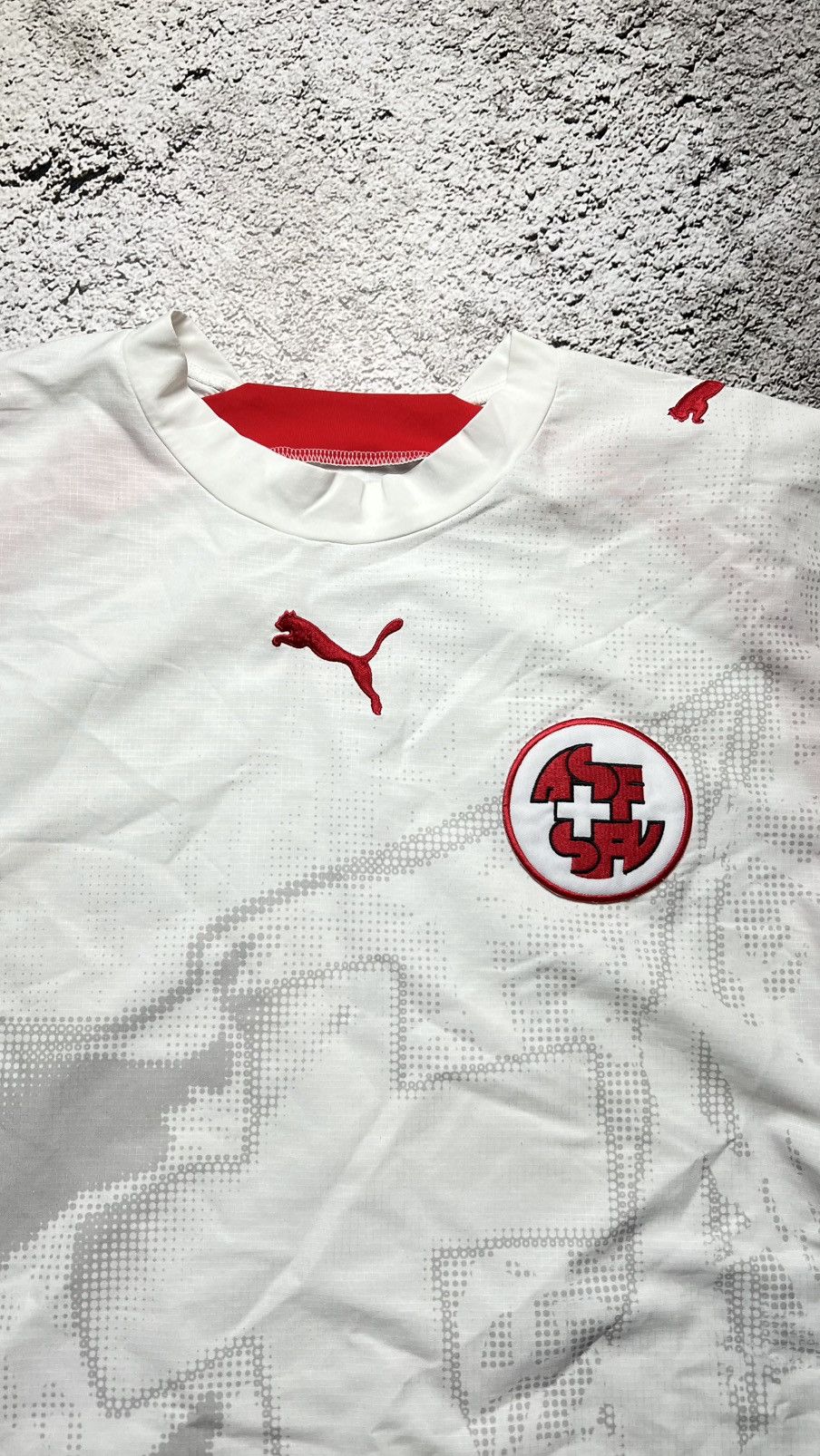 Puma 2006-2008 Swiss Switzerland national football puma jersey Size US L / EU 52-54 / 3 - 3 Thumbnail
