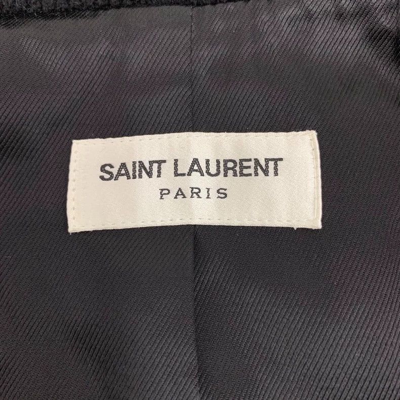 Saint Laurent Paris Saint Laurent Black diamond collar, single-breasted, long-s Size US M / EU 48-50 / 2 - 5 Thumbnail