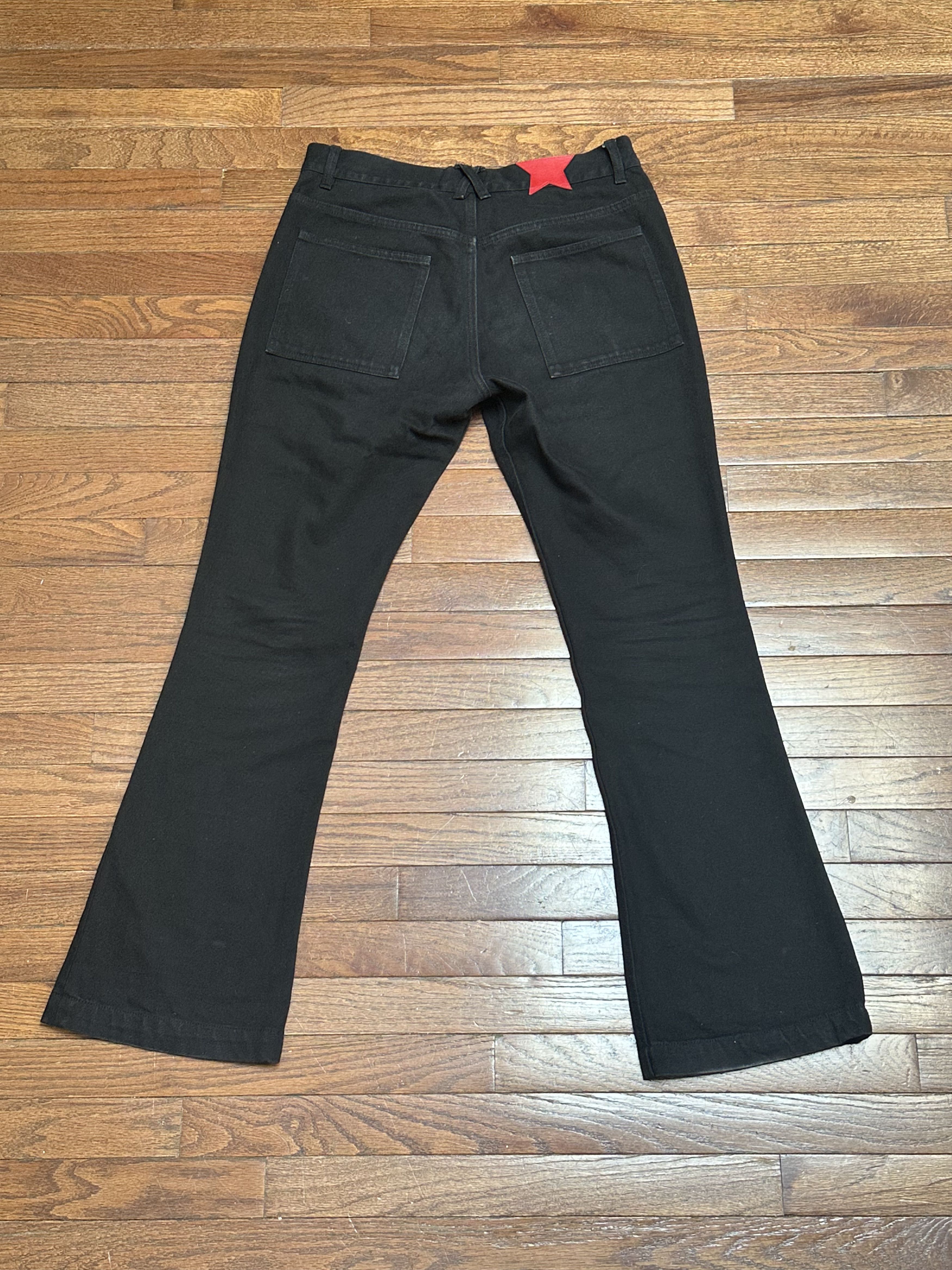 Sangiev Sangiev Flared Knee Embroidery Denim Size US 32 / EU 48 - 3 Thumbnail