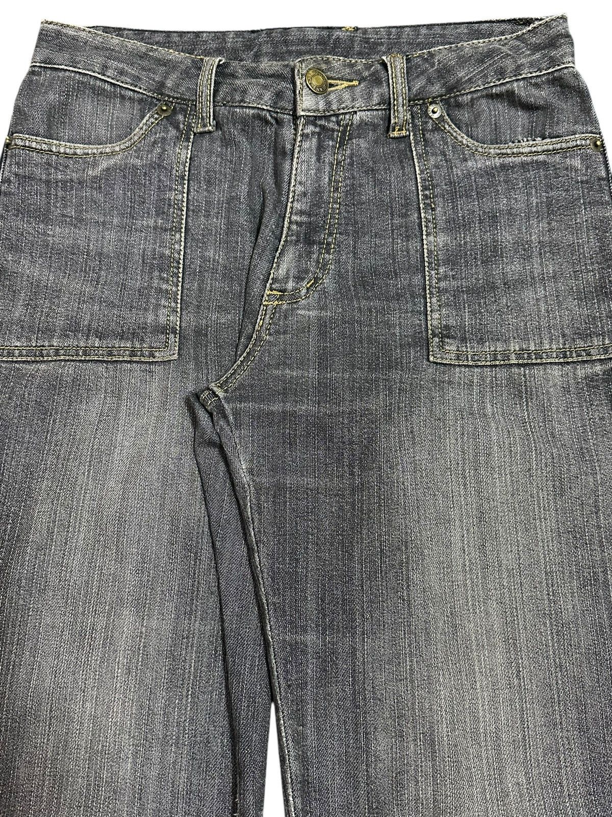 Japanese Brand Vintage Japanese Brand Faded Wash Style Flare Jeans Size US 28 / EU 44 - 4 Thumbnail