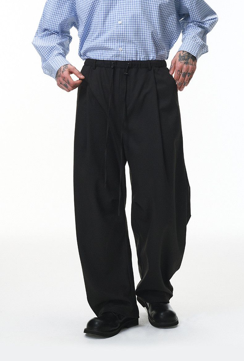 Japanese Brand Linen wide leg pants, loose solid color casual pants Size US 29 - 8 Thumbnail