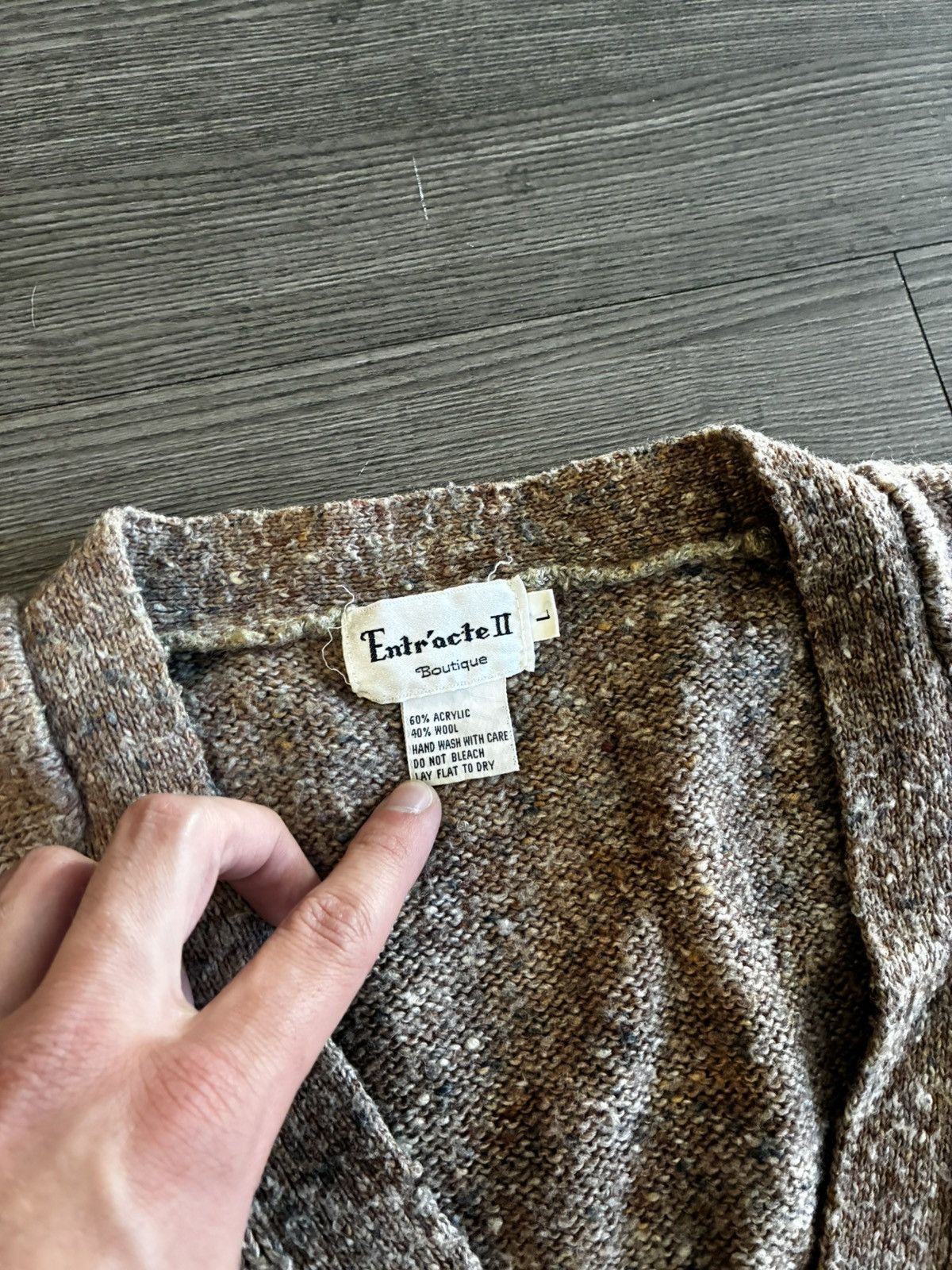 Vintage Vintage Cardigan Size US L / EU 52-54 / 3 - 3 Thumbnail