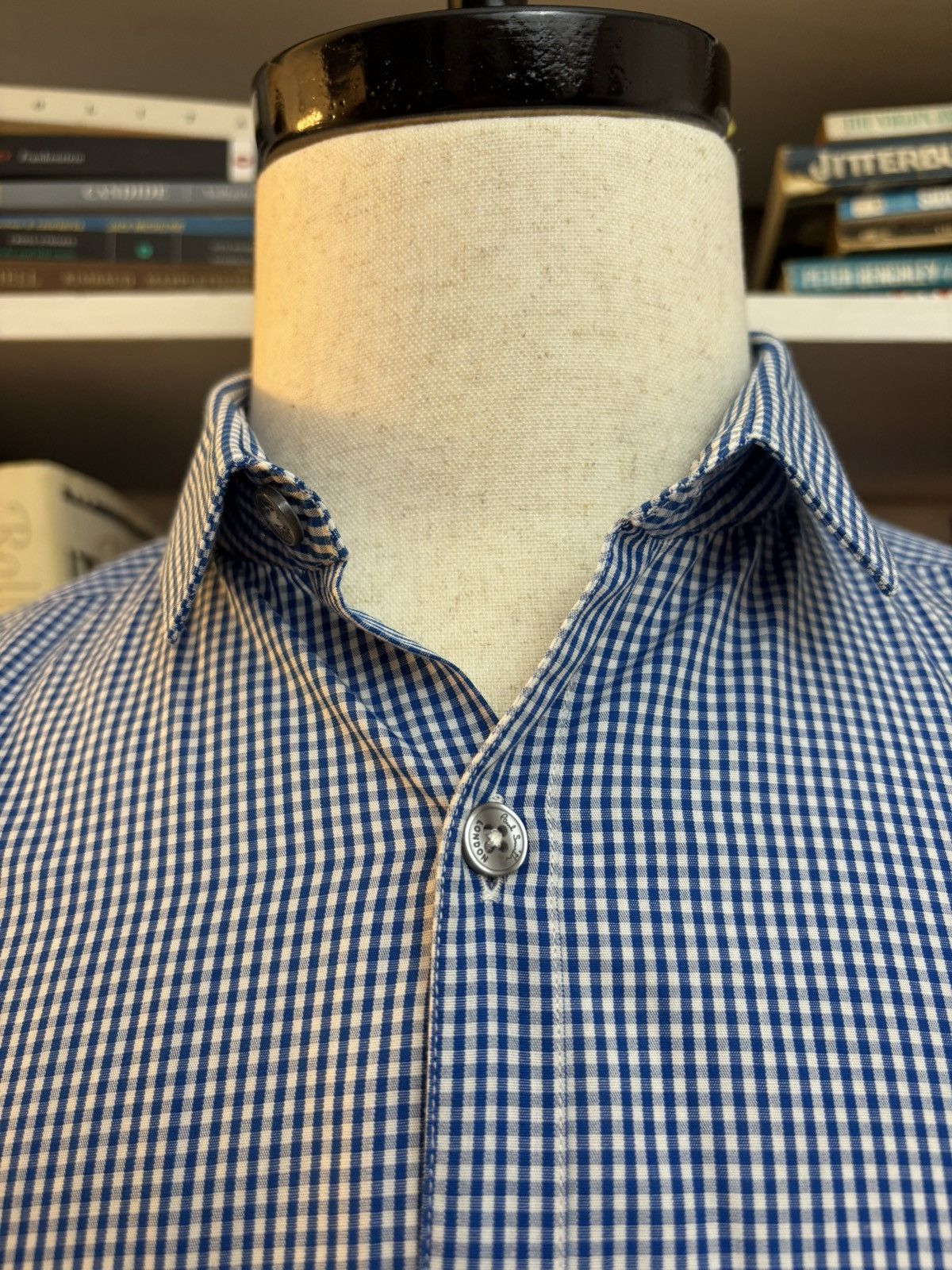 Paul Smith Paul smith Blue gingham dress shirt Size US S / EU 44-46 / 1 - 2 Thumbnail