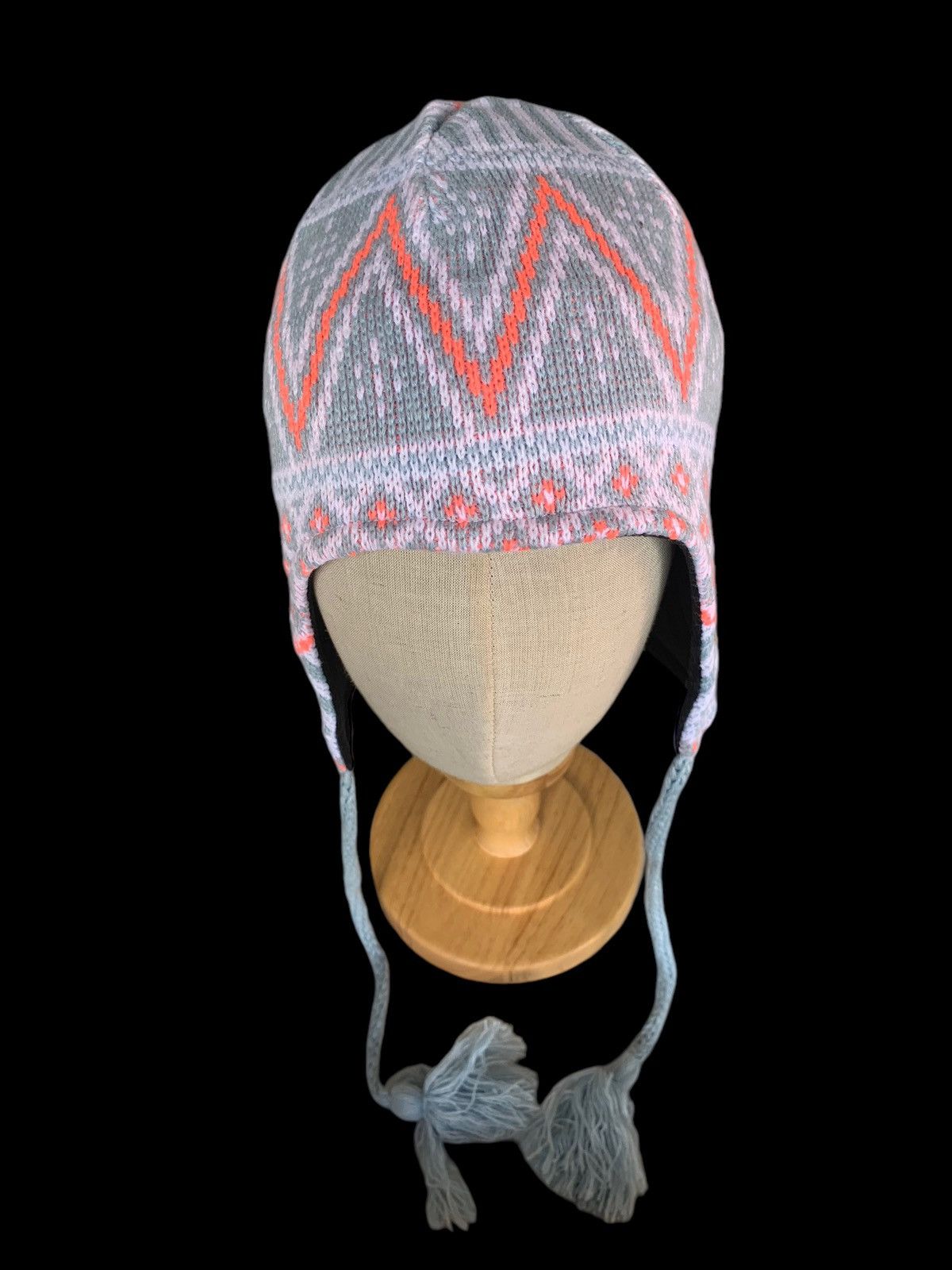 Columbia × Japanese Brand Columbia Outdoor Multicolour Rare Earflap Beanie Hats Size ONE SIZE - 6 Thumbnail