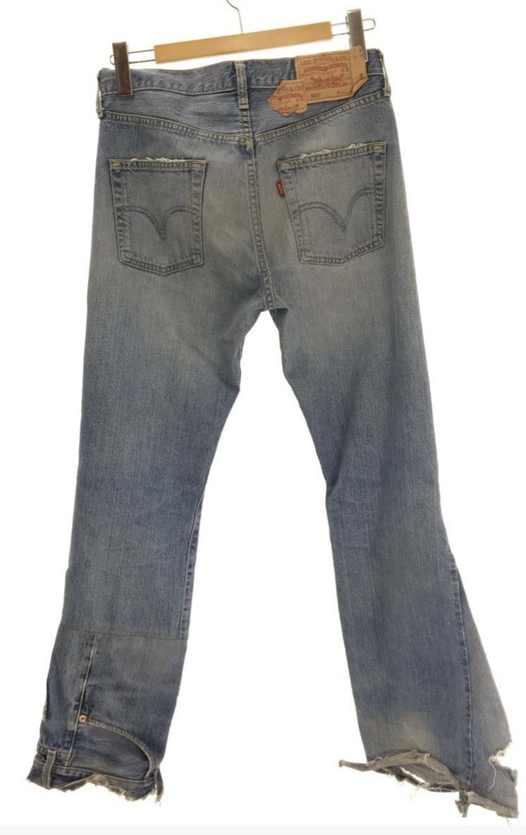 Japanese Brand NO MASS PROD ripped jeans Size US 30 / EU 46 - 2 Thumbnail