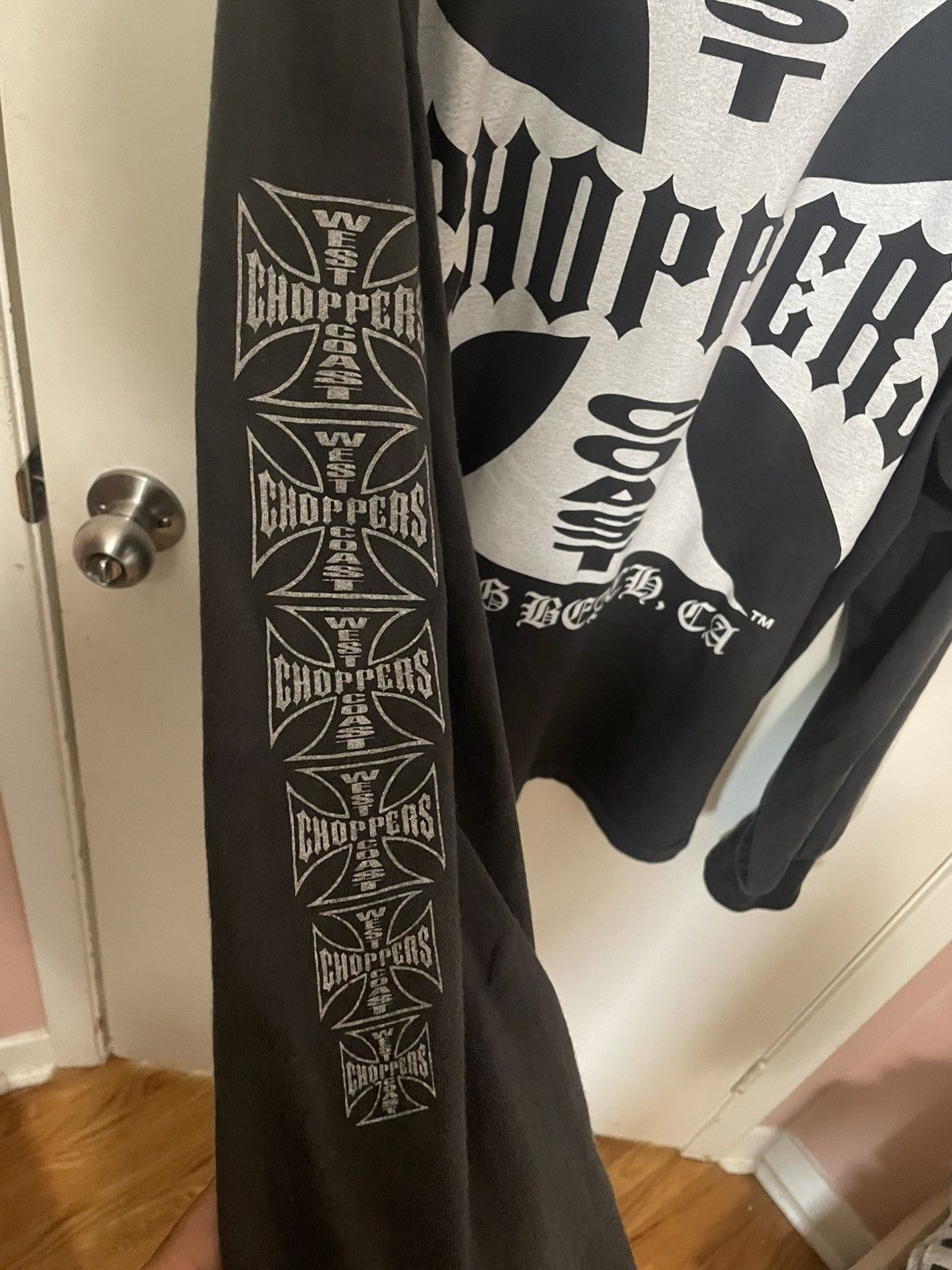 West Coast Choppers 90s West Coast Choppers Classic Logo Longsleeve Size US XL / EU 56 / 4 - 3 Thumbnail
