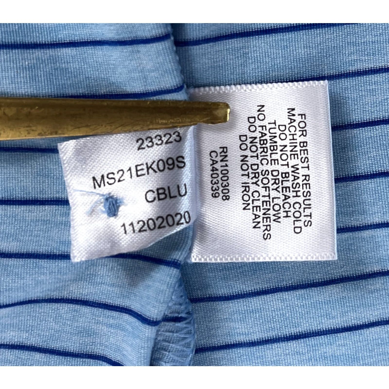 Peter Millar Peter Millar Summer Comfort Crafty Performance Jersey Polo Shirt XL Blue Mens Polo Shirt Size US XL / EU 56 / 4 - 7 Thumbnail