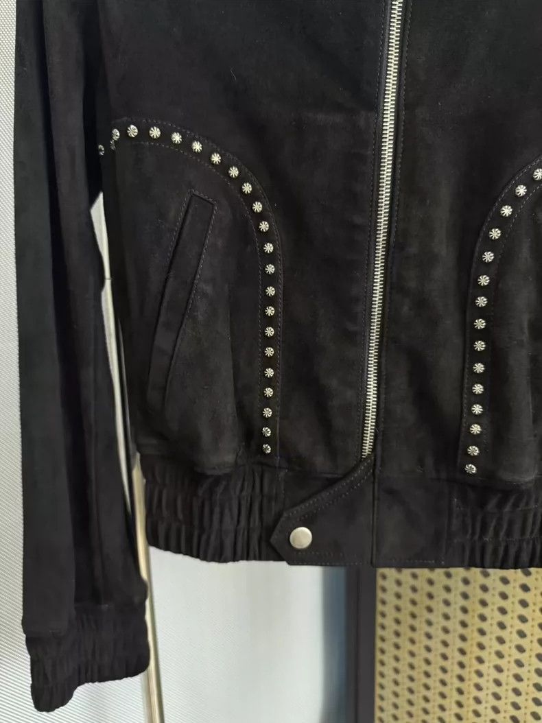 Saint Laurent Paris Saint Laurent Paris Suede rivet jacket-2506 Size US S / EU 44-46 / 1 - 4 Thumbnail