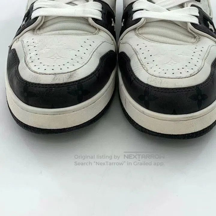 Louis Vuitton Louis Vuitton Trainer Black White Sneakers. Size US 8 / EU 41 - 8 Thumbnail