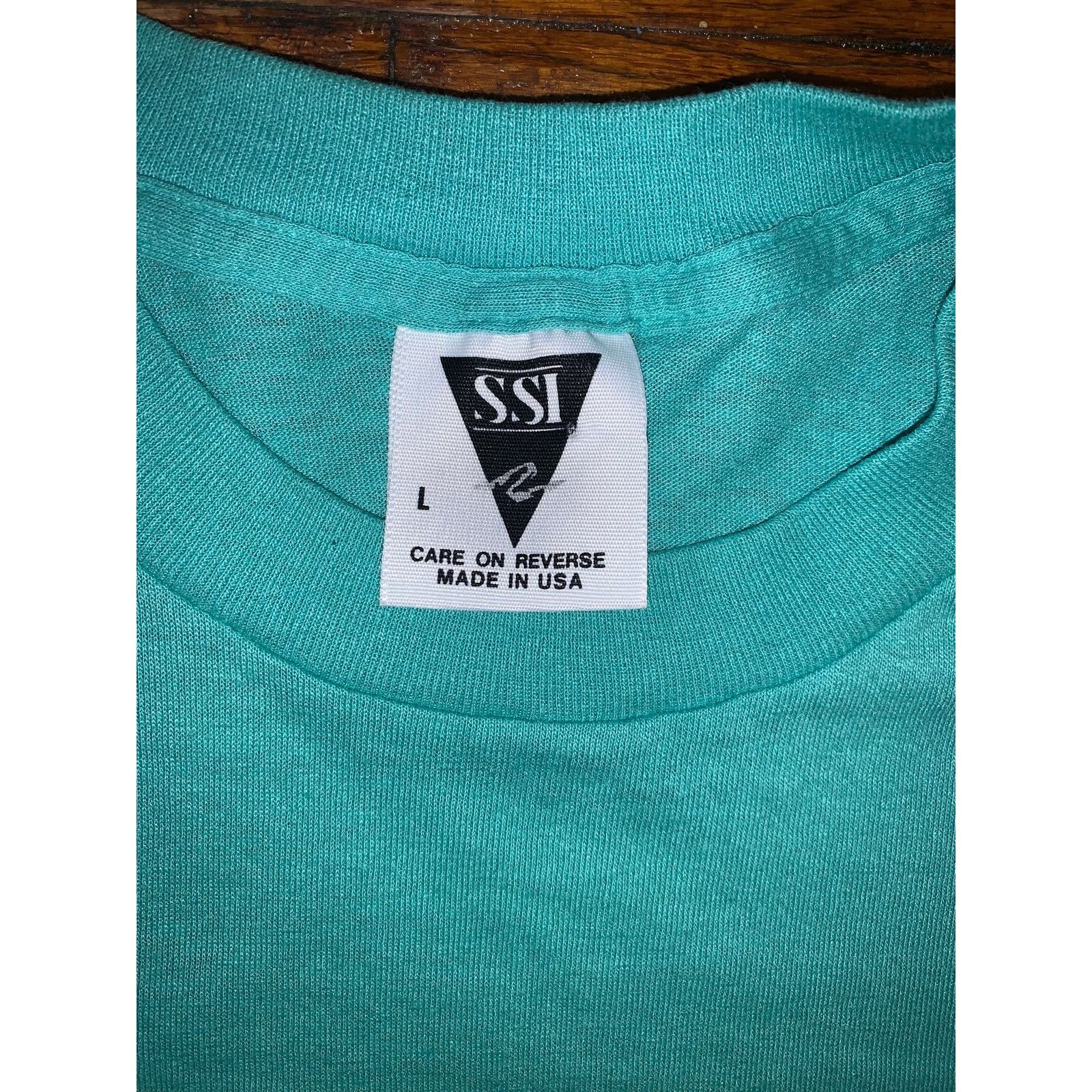 The Simpsons × Vintage 1990 Bart Simpson Peace Man Christmas T Shirt USA Large SSI Size US L / EU 52-54 / 3 - 4 Thumbnail