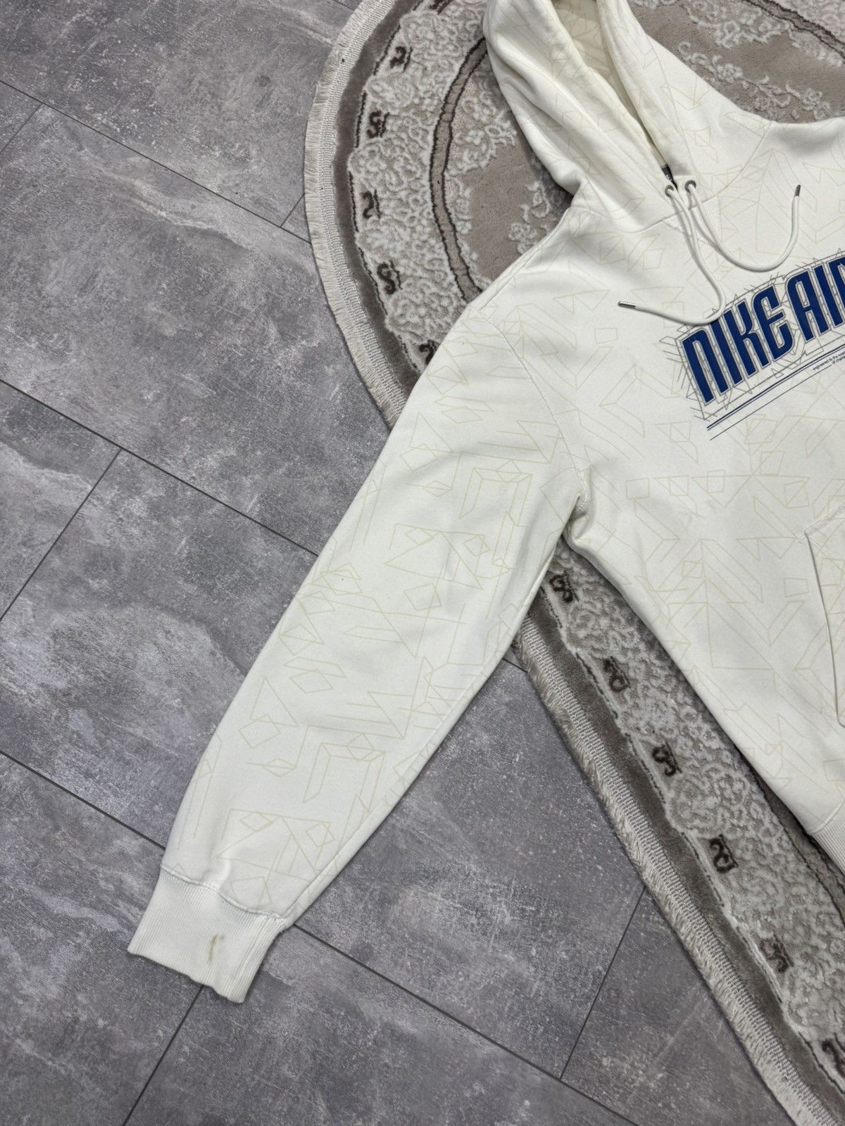 Nike Vintage 90s Nike Hoodie Big Logo Baggy Brill Faded Size US L / EU 52-54 / 3 - 3 Thumbnail