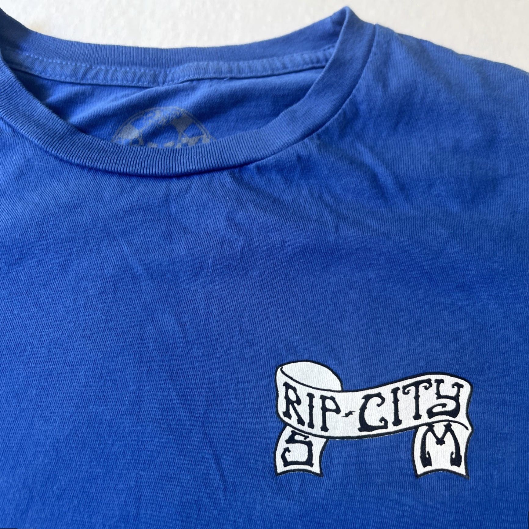 Vintage VINTAGE Rip City Shirt Skateboarding Graphic Print Surfer Beach Blue Medium Mens Size US M / EU 48-50 / 2 - 3 Thumbnail