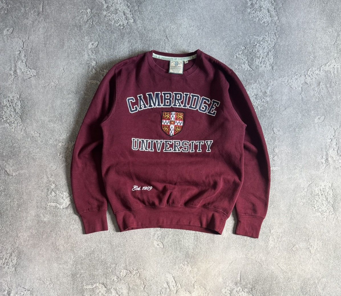 Vintage University of Cambridge S sweatshirt jumper pullover 90s Size US S / EU 44-46 / 1 - 10 Thumbnail