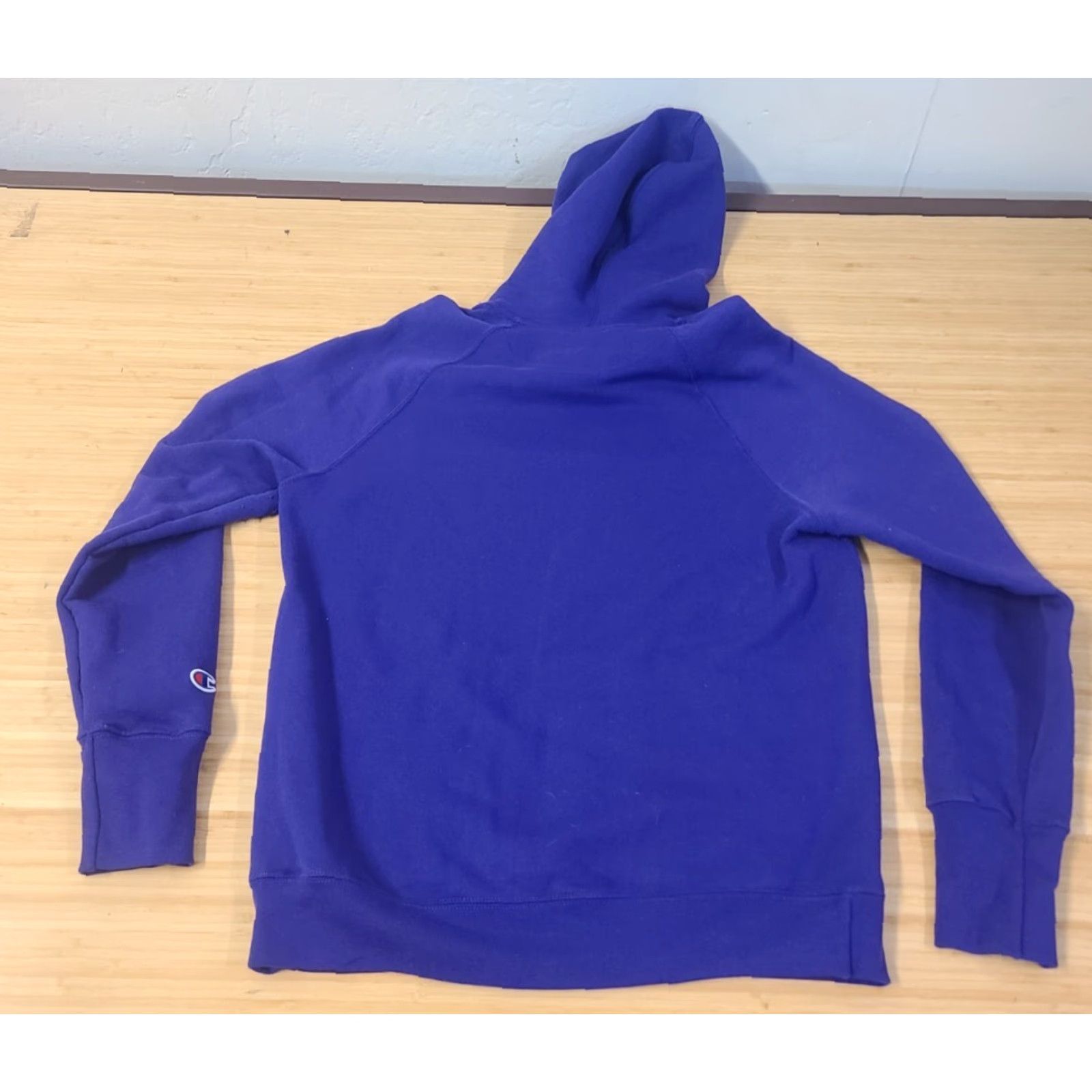 Champion Champion Womens Purple Long Sleeve Pullover Hoodie Sweatshirt Size Medium Size M / US 6-8 / IT 42-44 - 4 Thumbnail