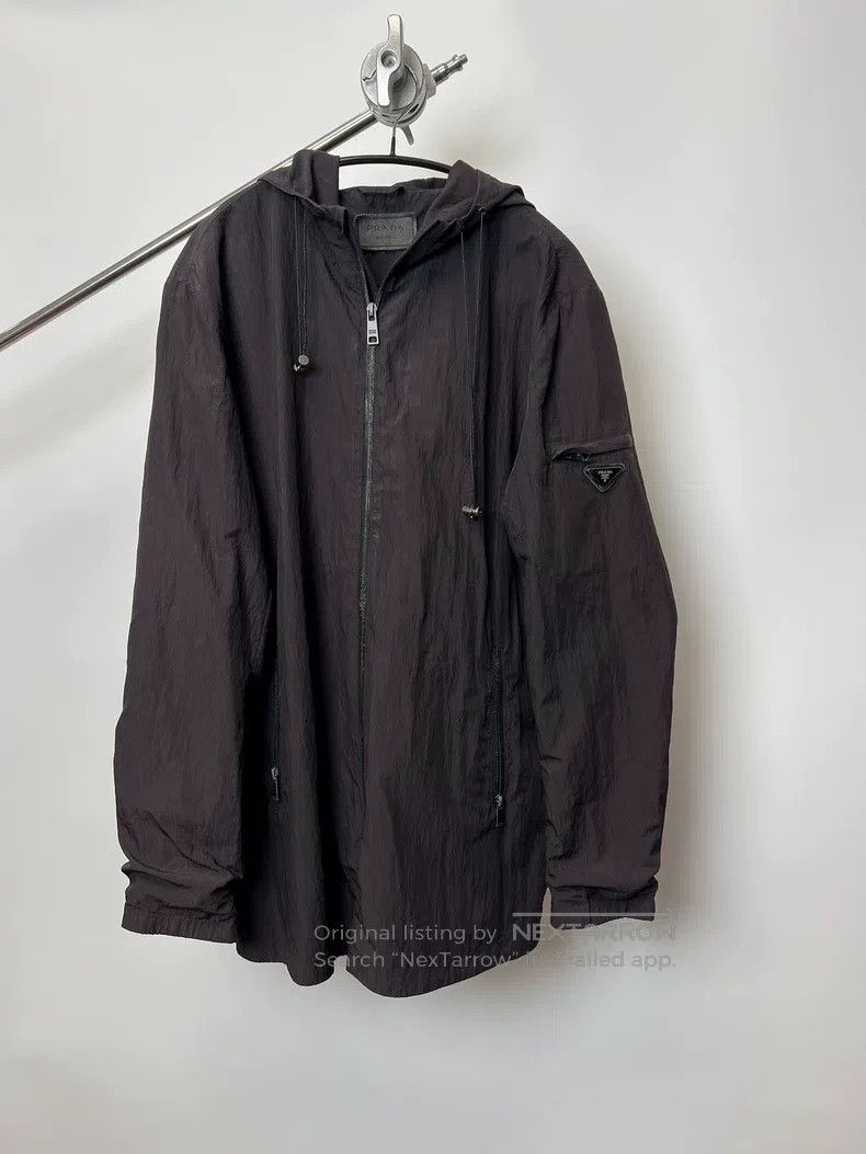 Prada Prada Triangle logo zipper hooded jacket Size US XXL / EU 58 / 5 - 2 Thumbnail