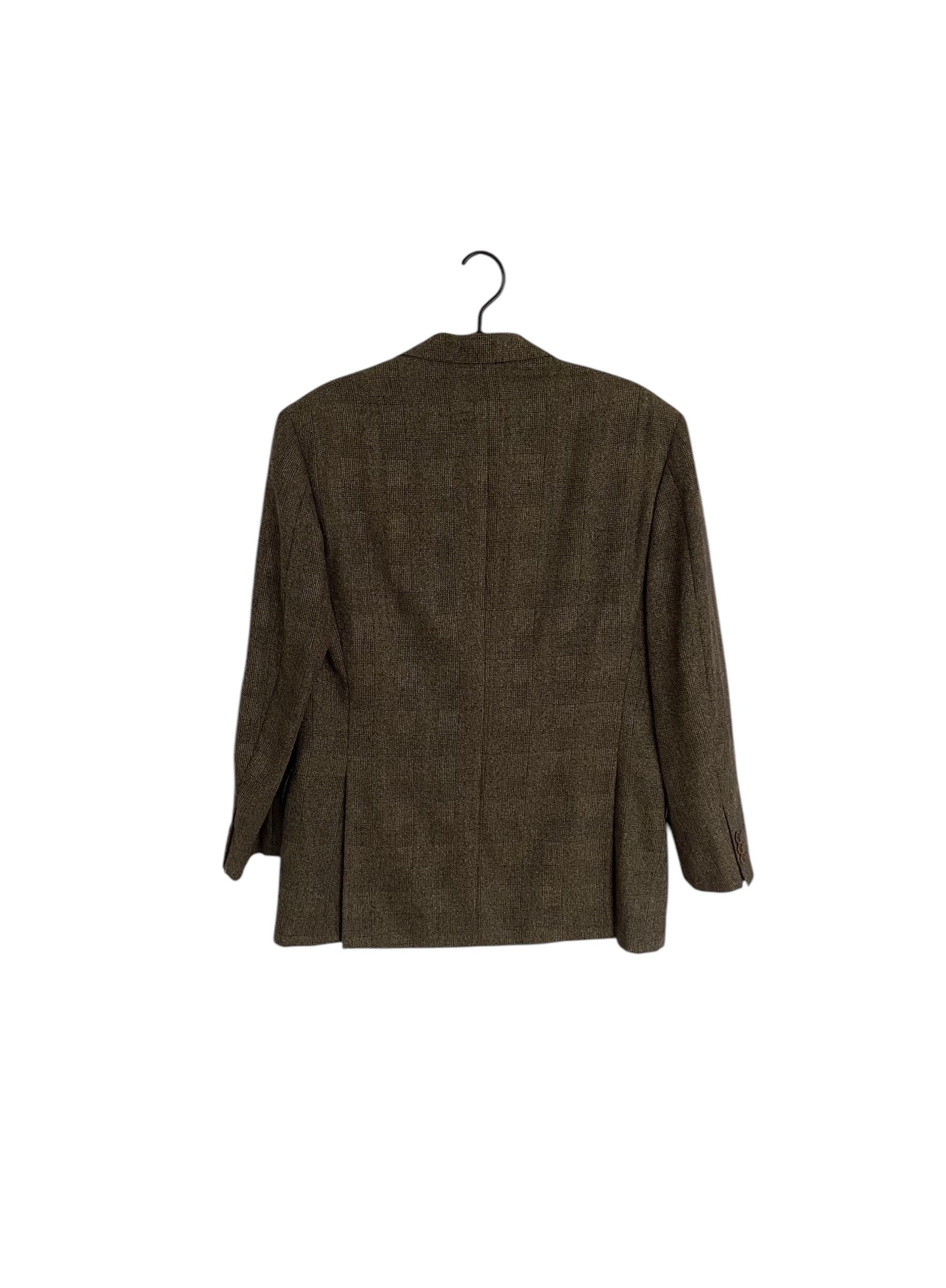 Salvatore Ferragamo Salvatore Ferragamo checkered silk blazer Size 48R - 3 Thumbnail